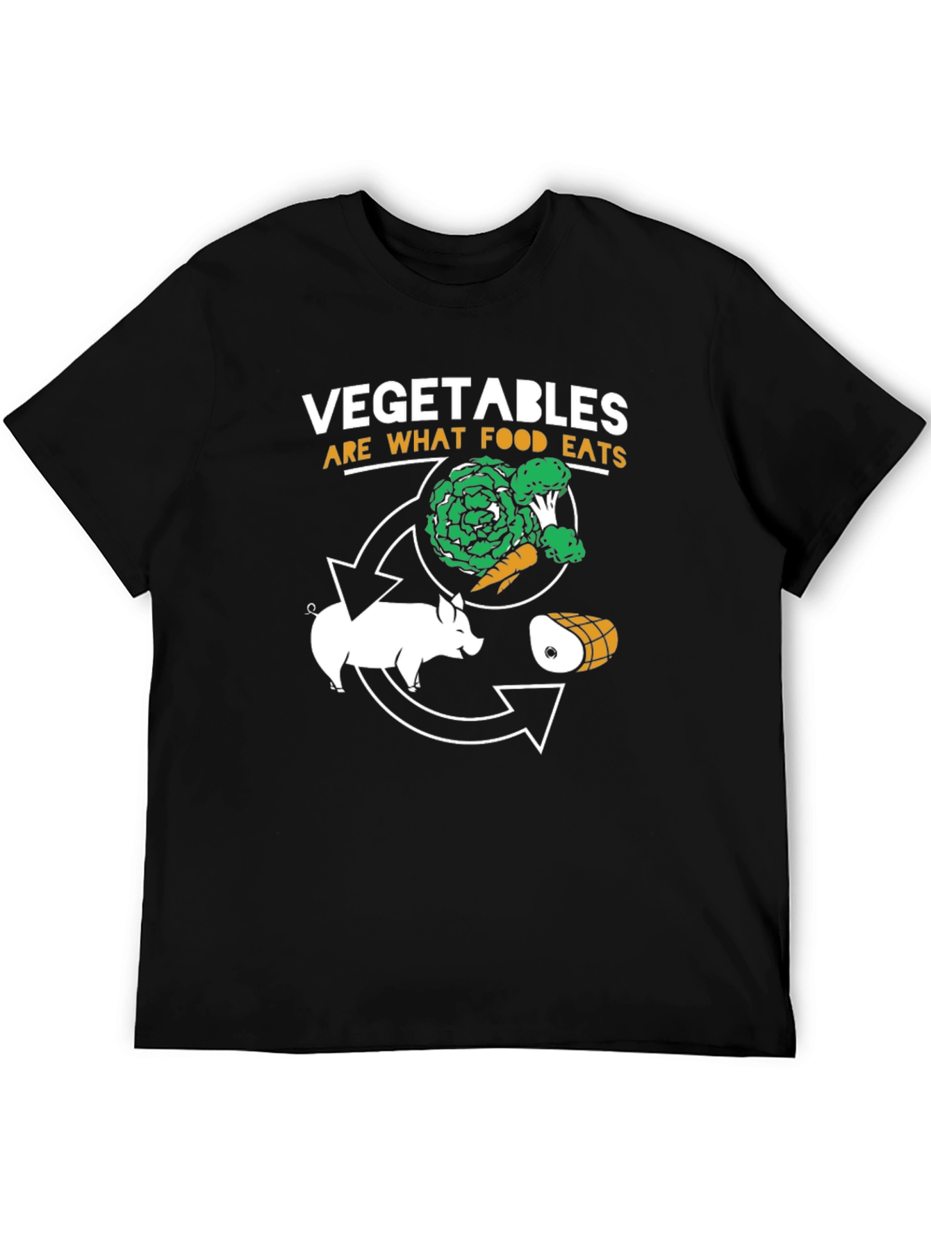 Vegetable Cycle T-Shirt - Food Chain Humor