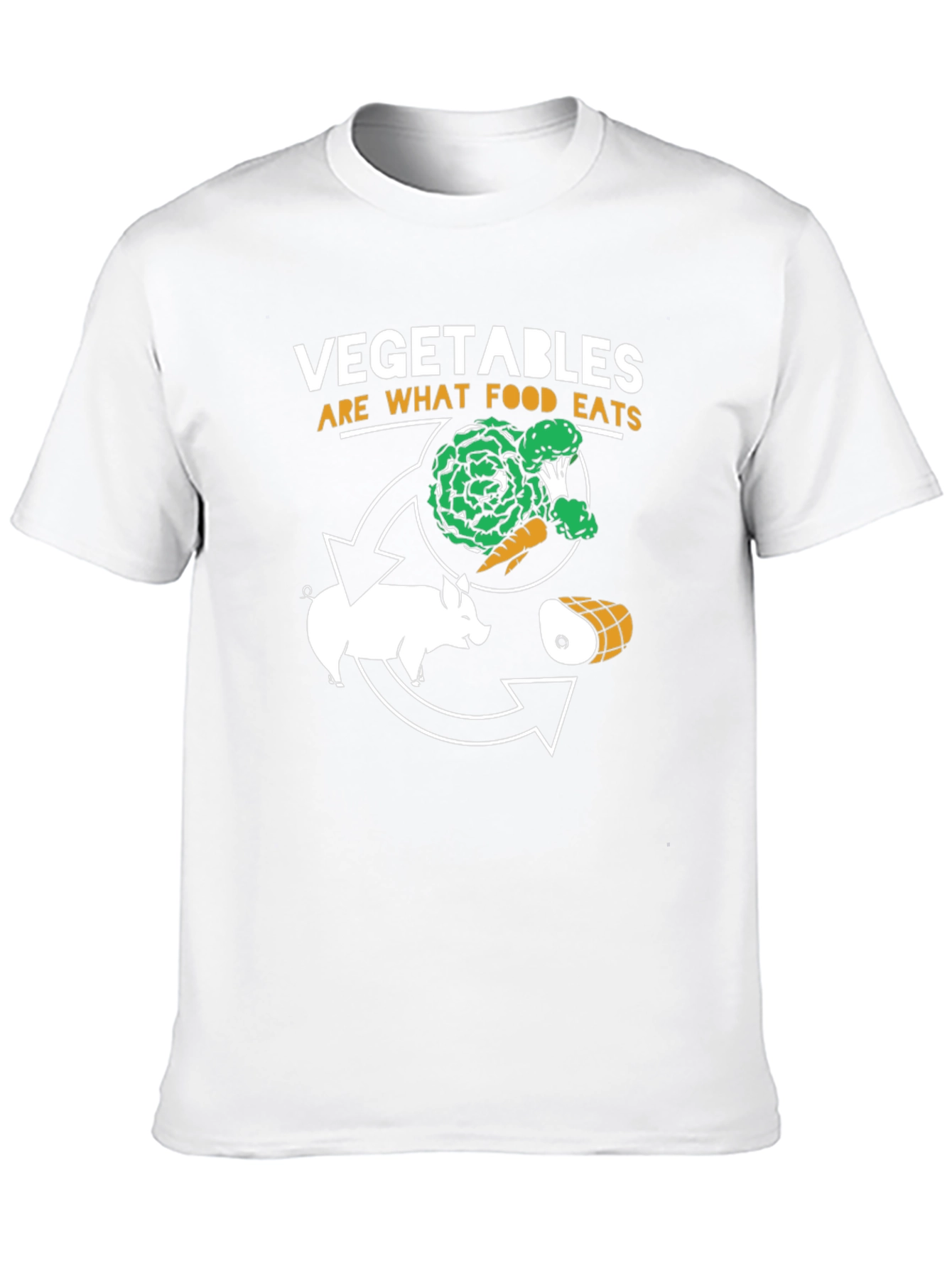 Vegetable Cycle T-Shirt - Food Chain Humor