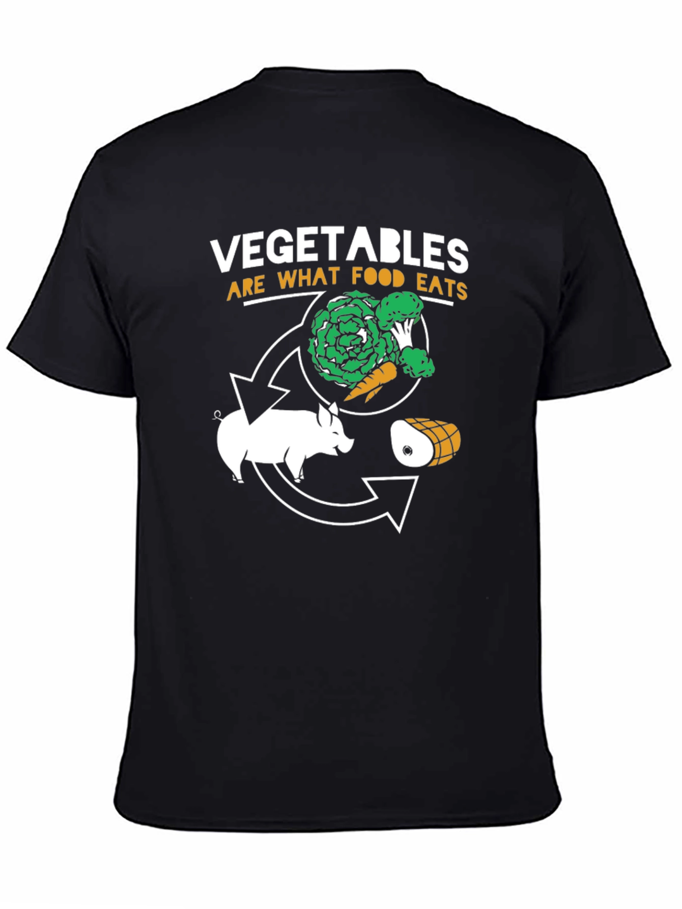 Vegetable Cycle T-Shirt - Food Chain Humor