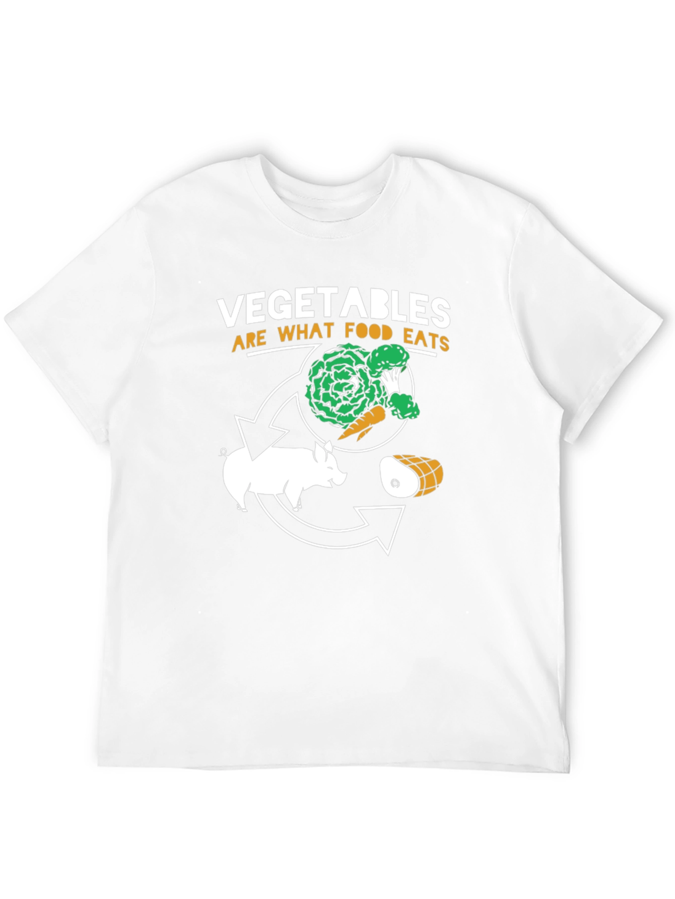 Vegetable Cycle T-Shirt - Food Chain Humor