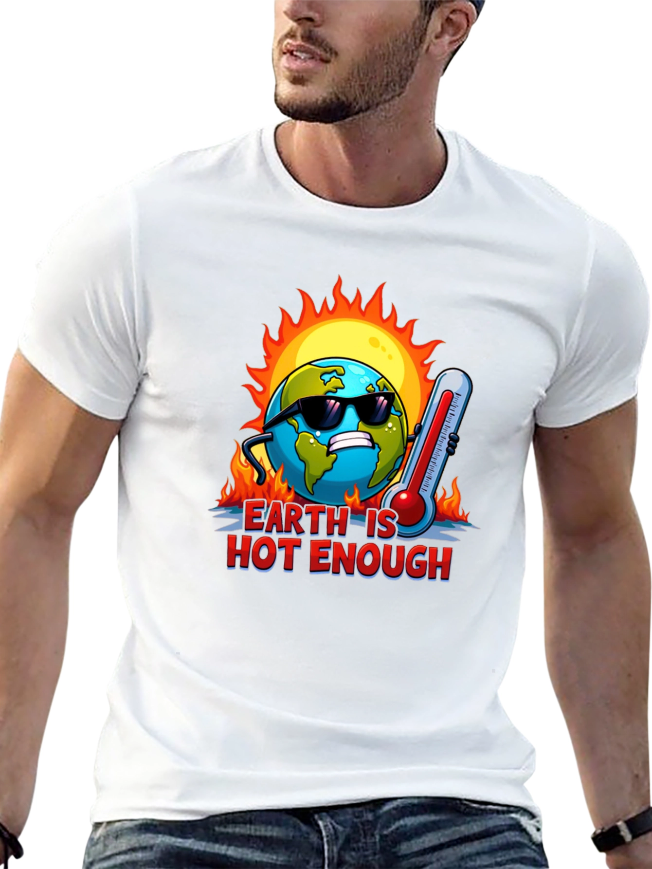Earth is Hot Enough Graphic Tee