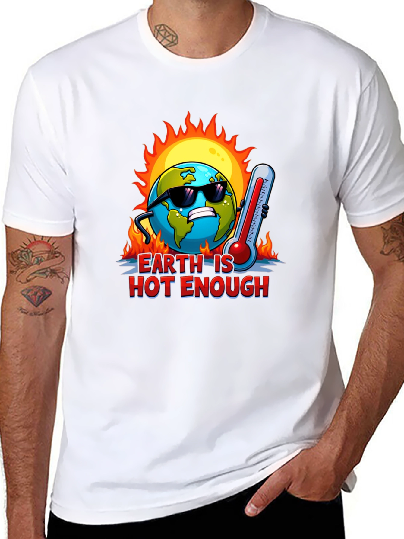 Earth is Hot Enough Graphic Tee