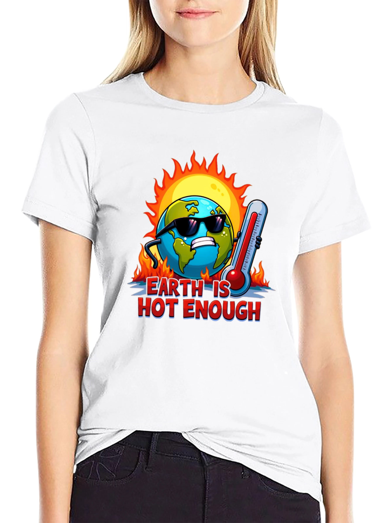 Earth is Hot Enough Graphic Tee