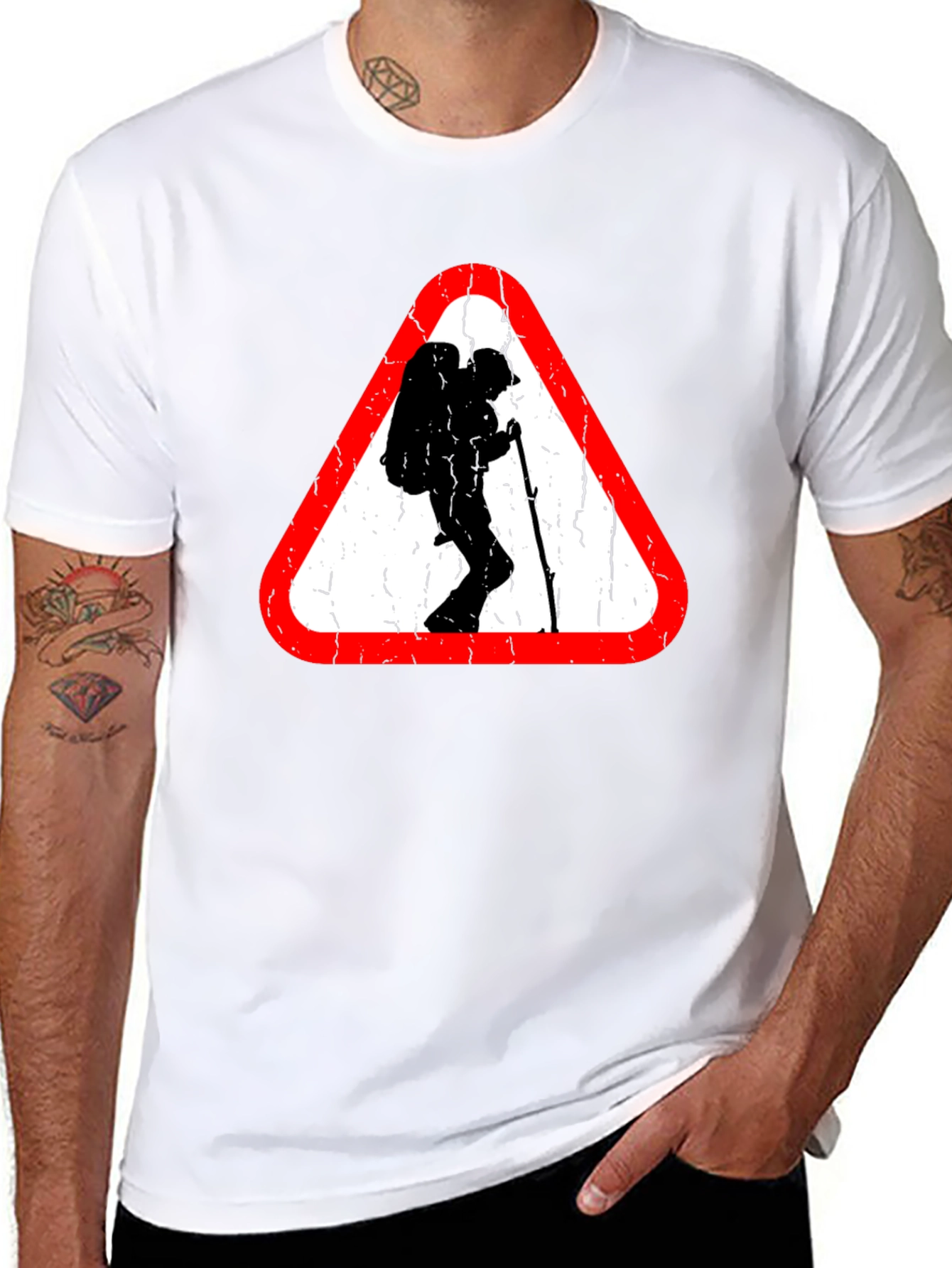 Hiking Adventure T-Shirt - Hiker Sign