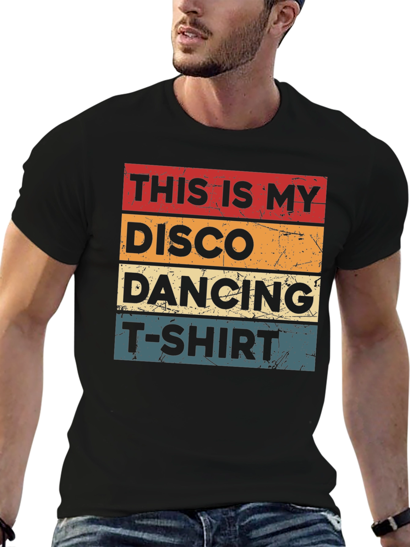 Disco Dancing Graphic T-Shirt - Retro Style