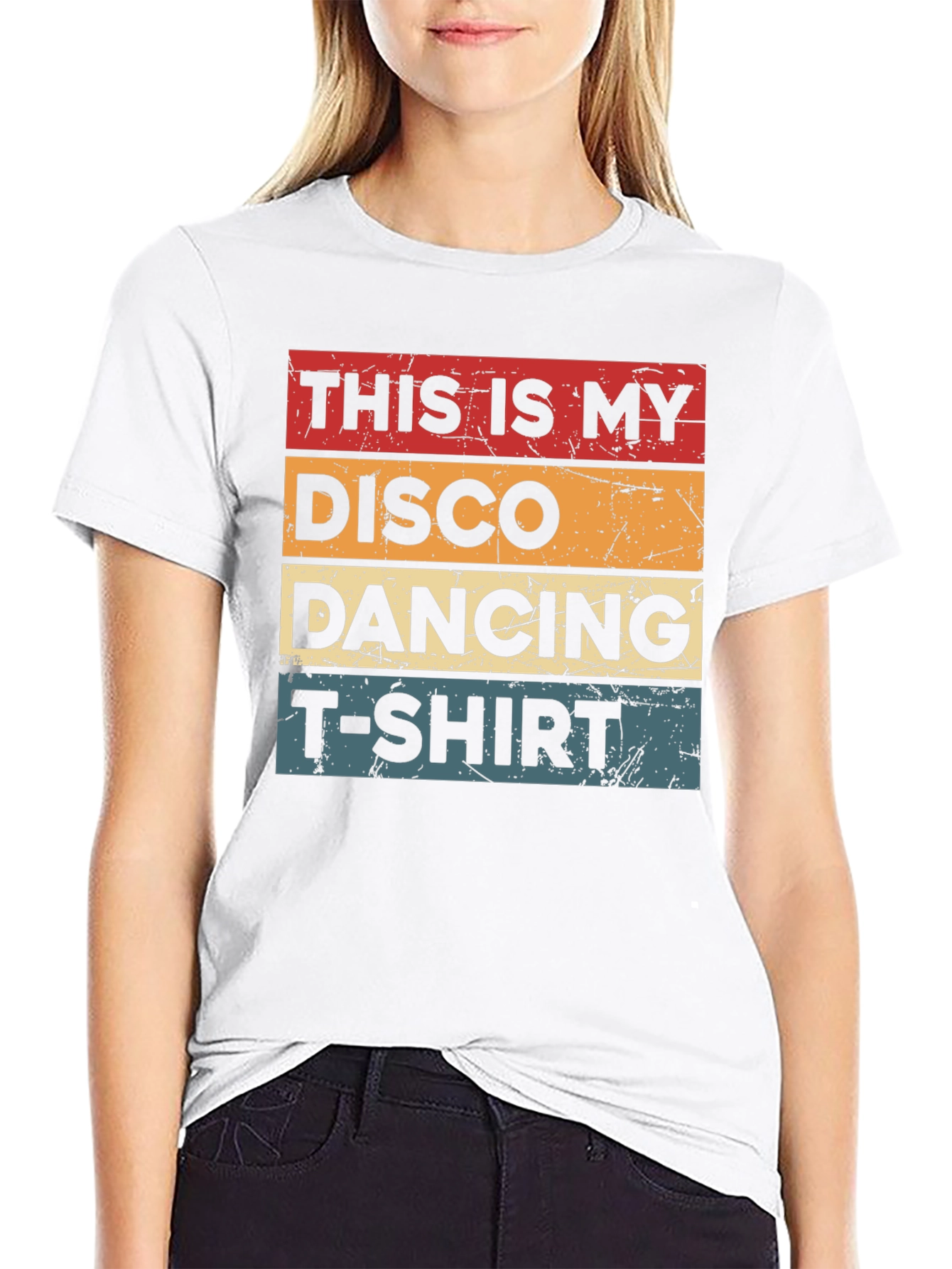 Disco Dancing Graphic T-Shirt - Retro Style