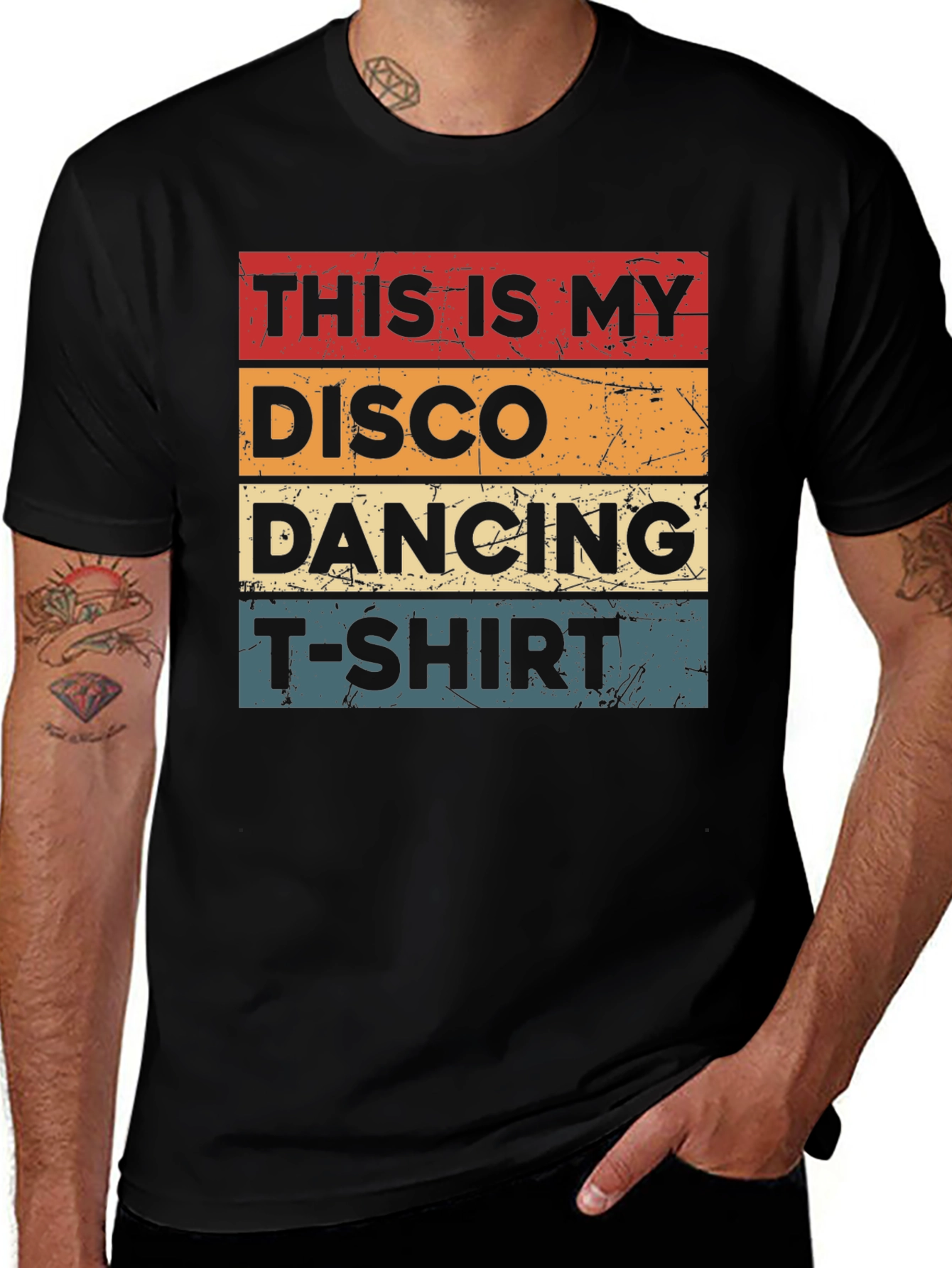 Disco Dancing Graphic T-Shirt - Retro Style