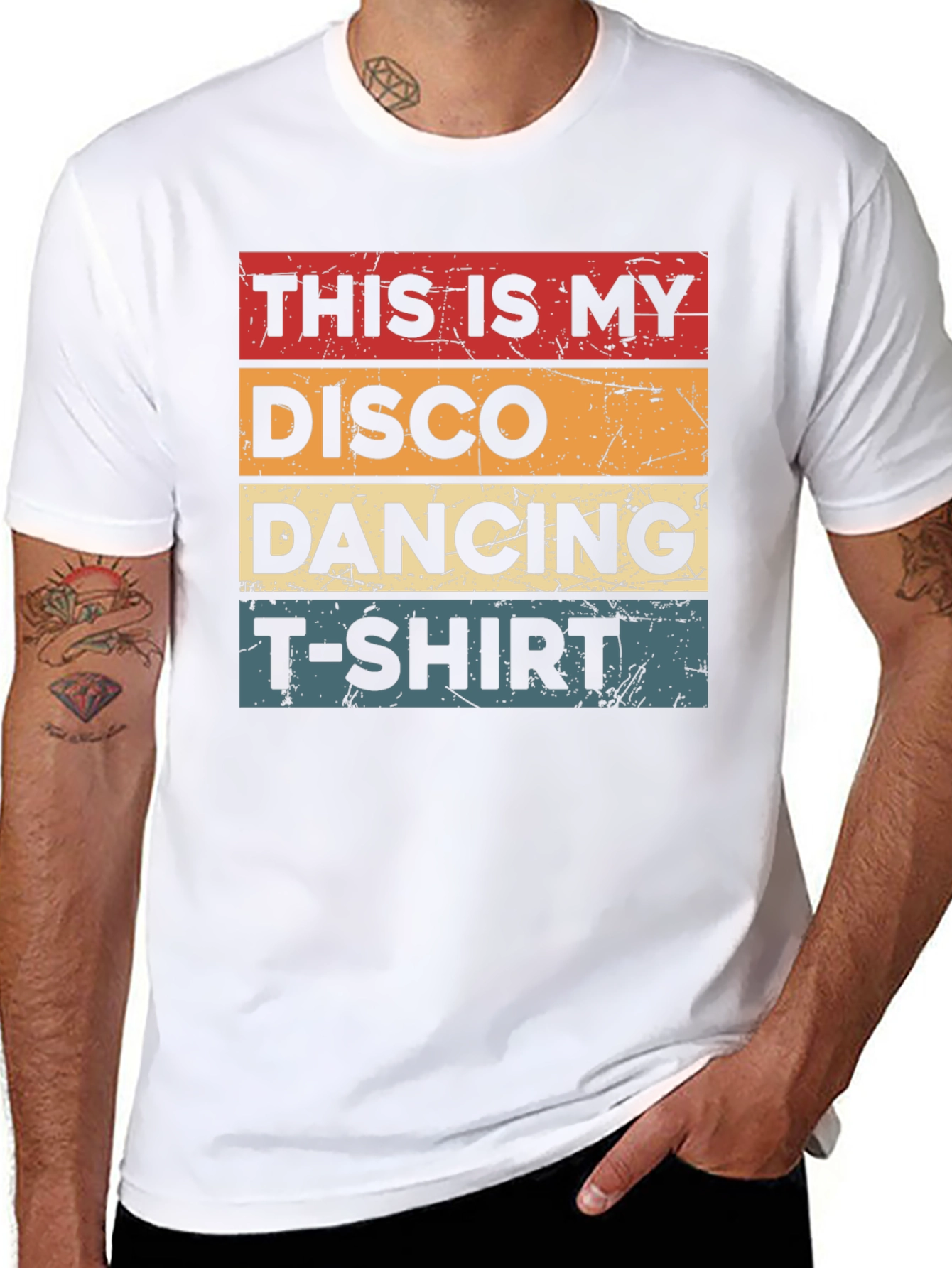 Disco Dancing Graphic T-Shirt - Retro Style