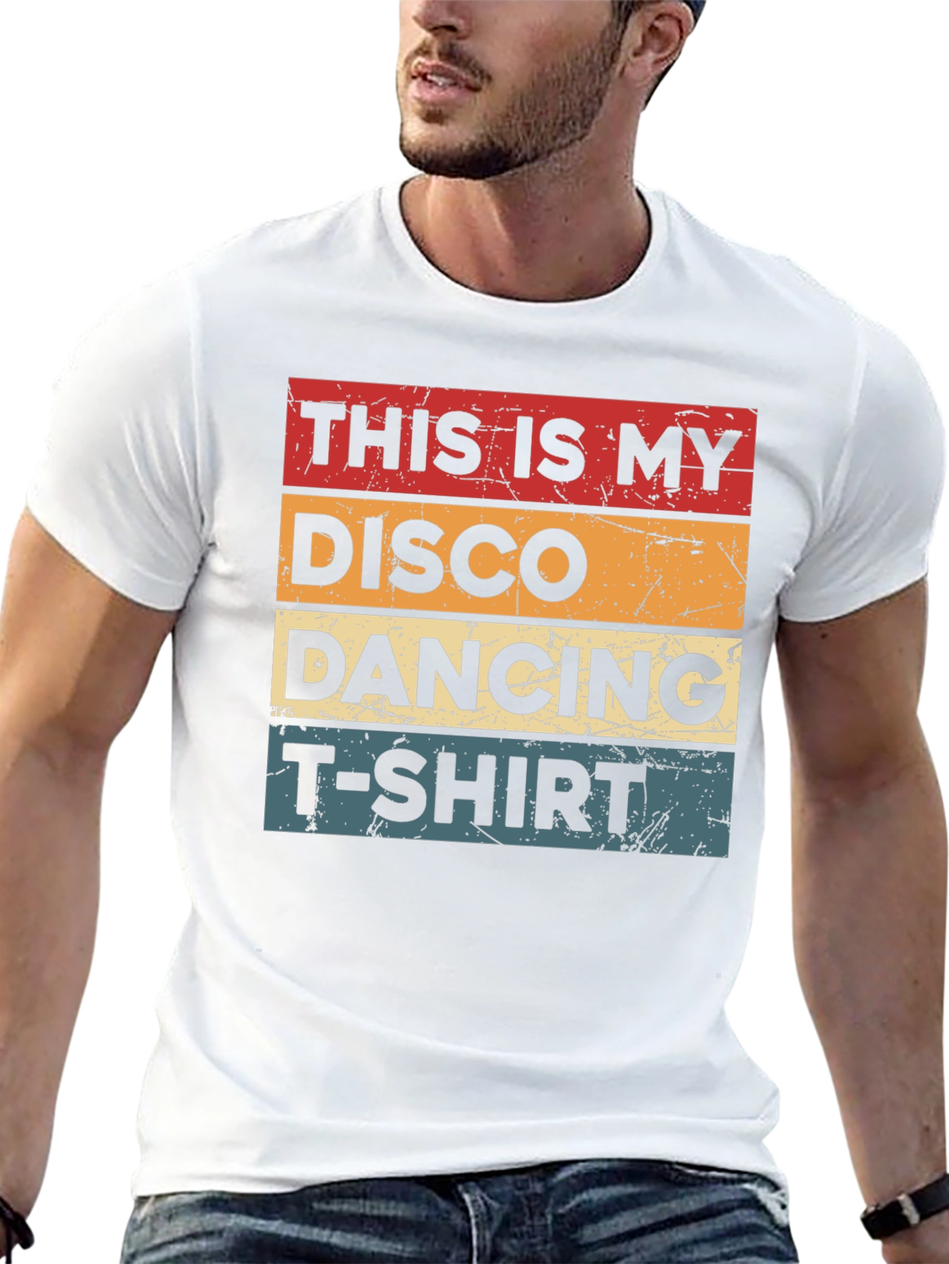 Disco Dancing Graphic T-Shirt - Retro Style
