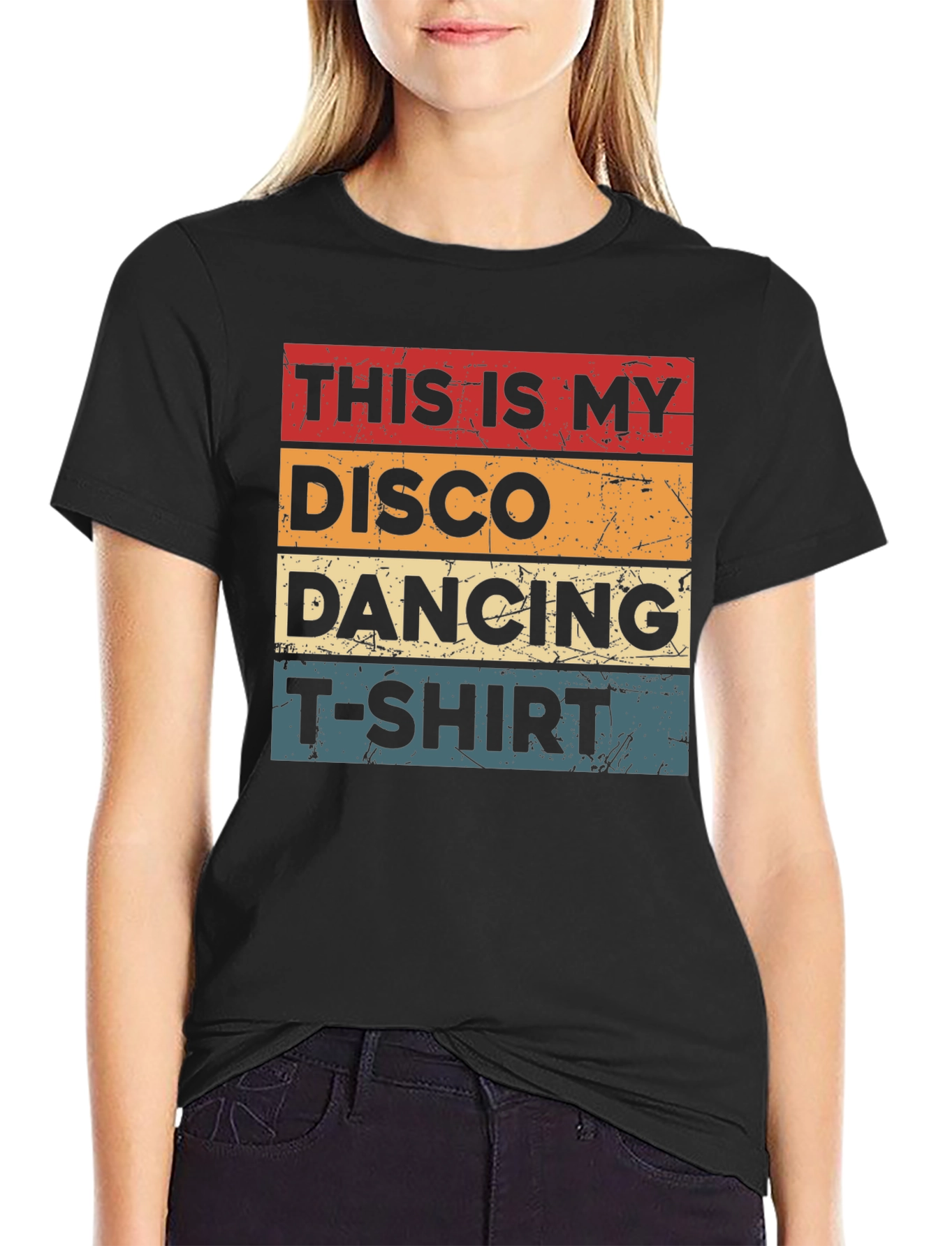 Disco Dancing Graphic T-Shirt - Retro Style