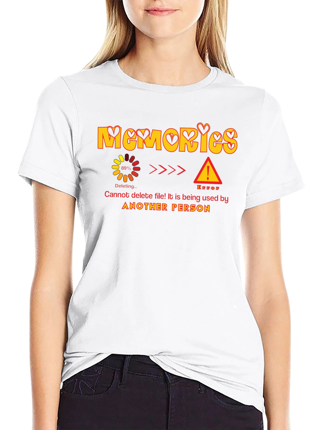 Memories Deleting Error Graphic T-Shirt