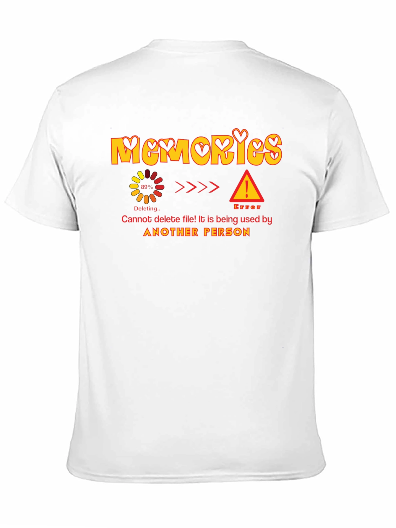 Memories Deleting Error Graphic T-Shirt