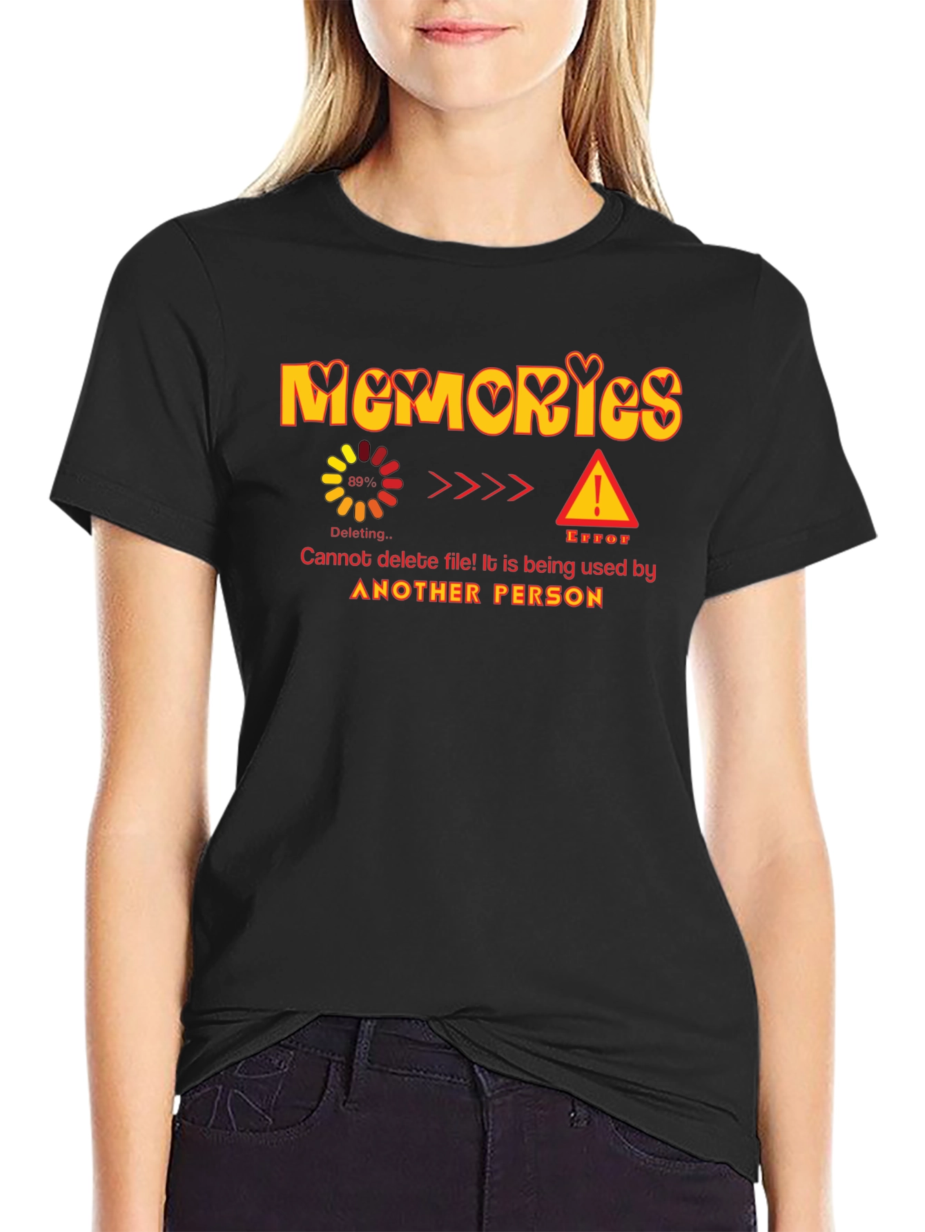 Memories Deleting Error Graphic T-Shirt