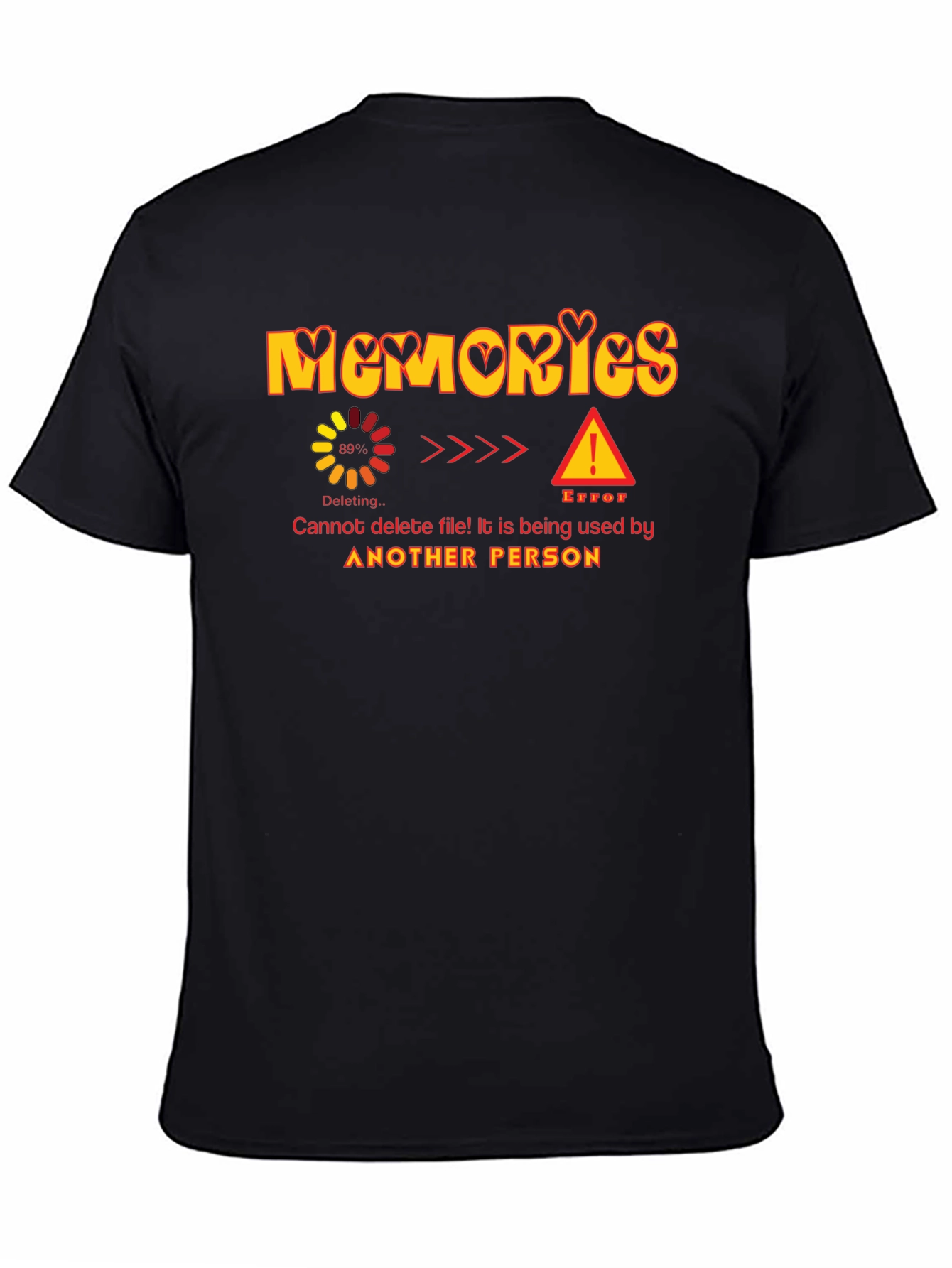 Memories Deleting Error Graphic T-Shirt