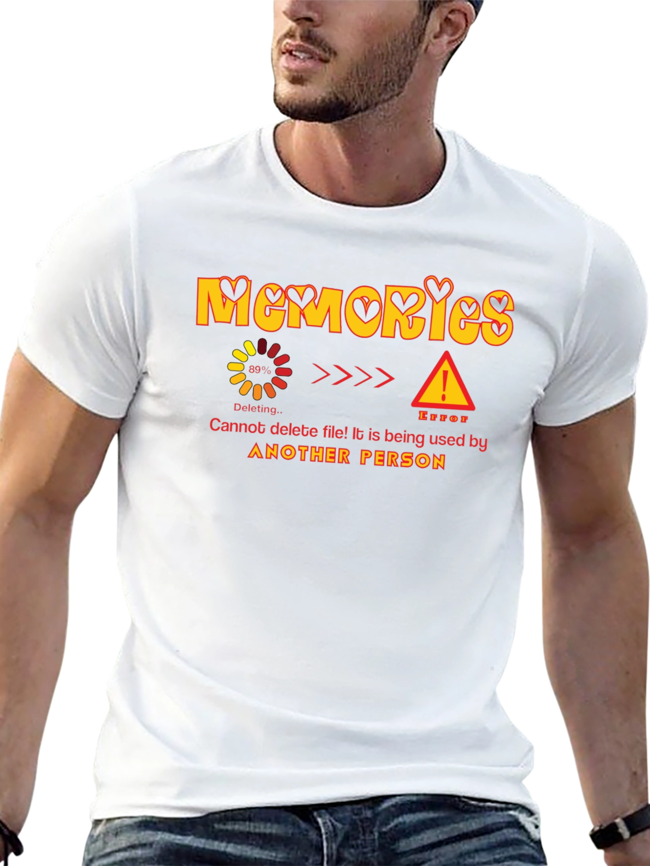 Memories Deleting Error Graphic T-Shirt