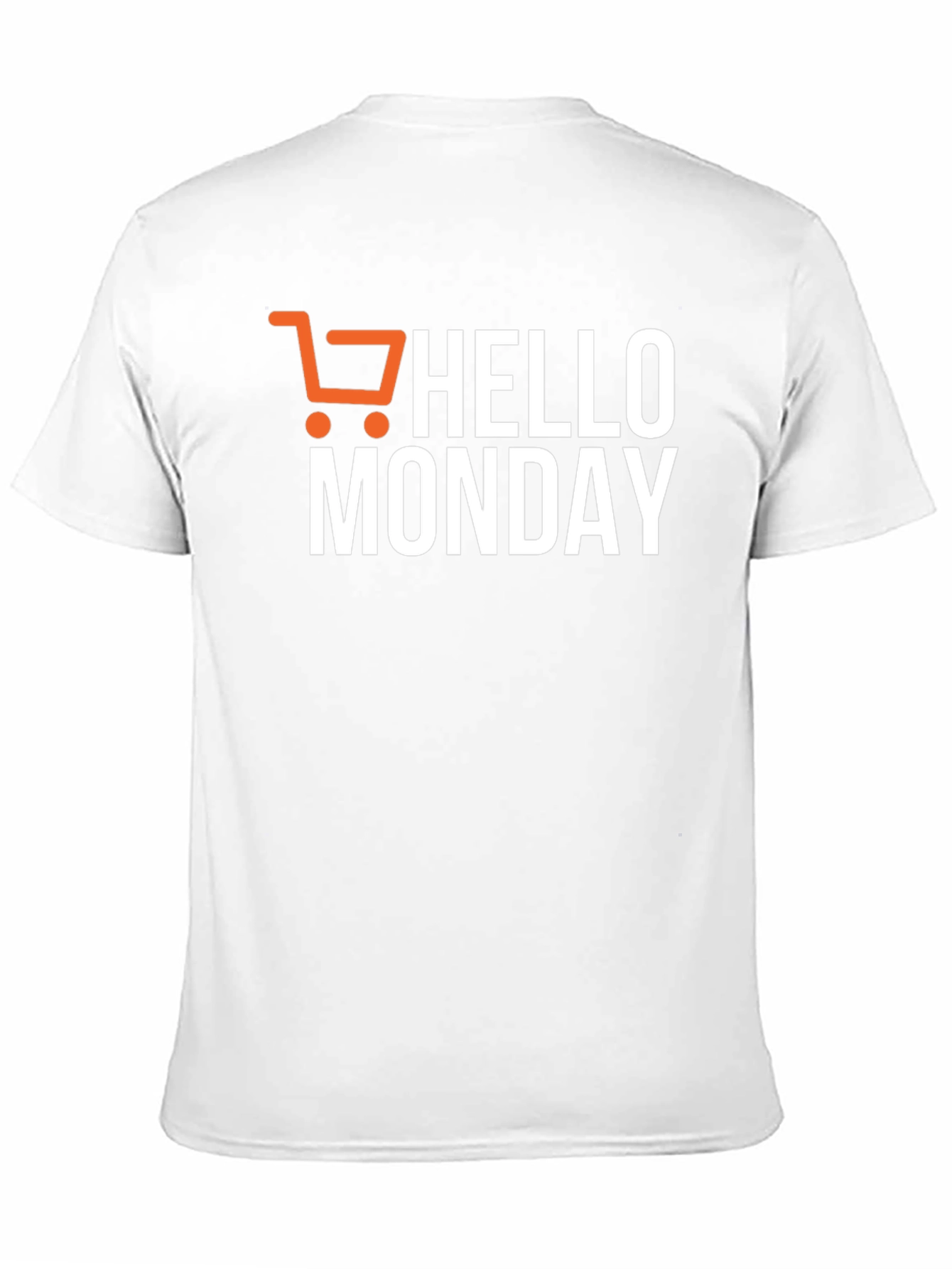 Hello Monday Black Graphic Tee Shirt