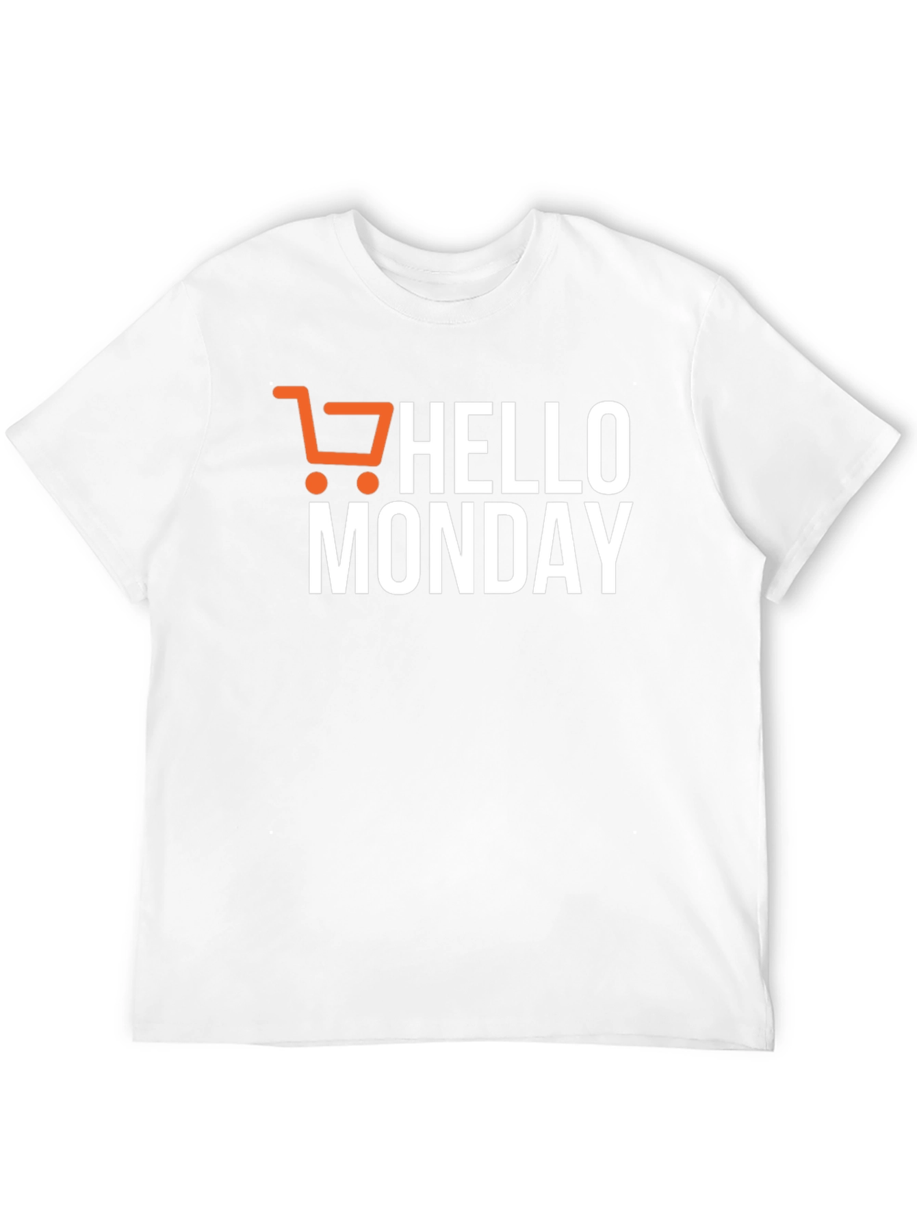 Hello Monday Black Graphic Tee Shirt
