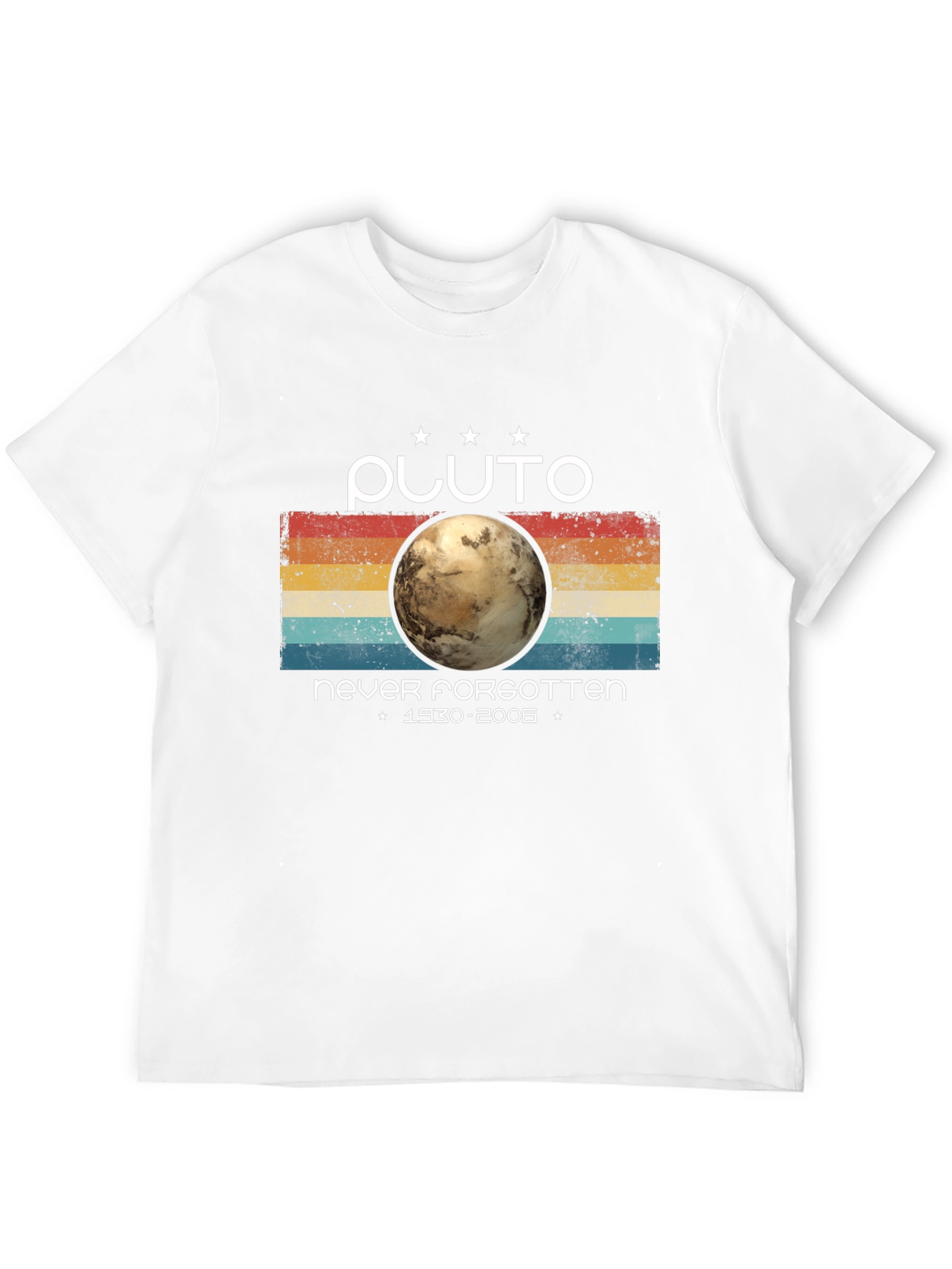 Pluto Never Forgotten Graphic Tee - Retro Style