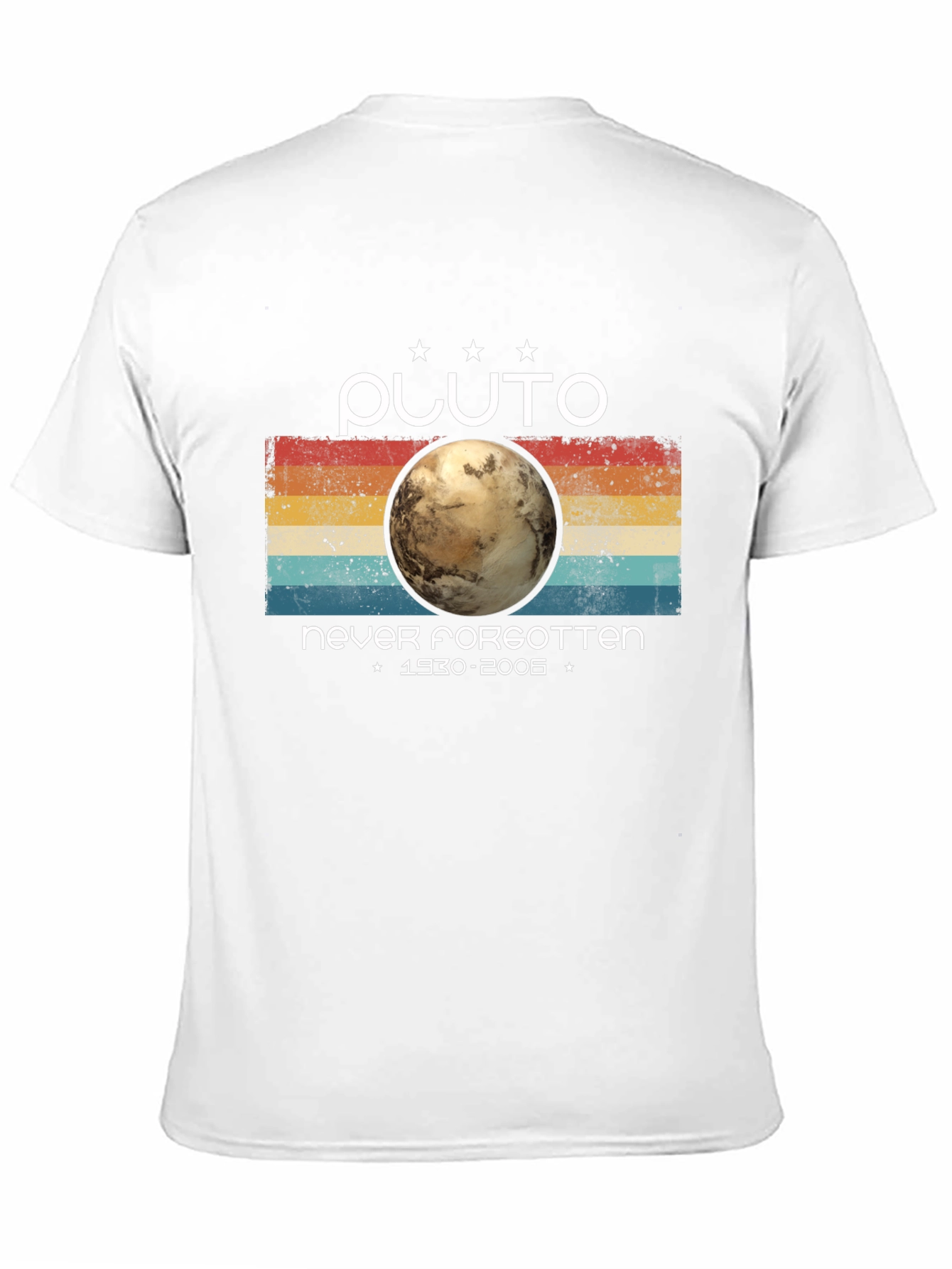 Pluto Never Forgotten Graphic Tee - Retro Style