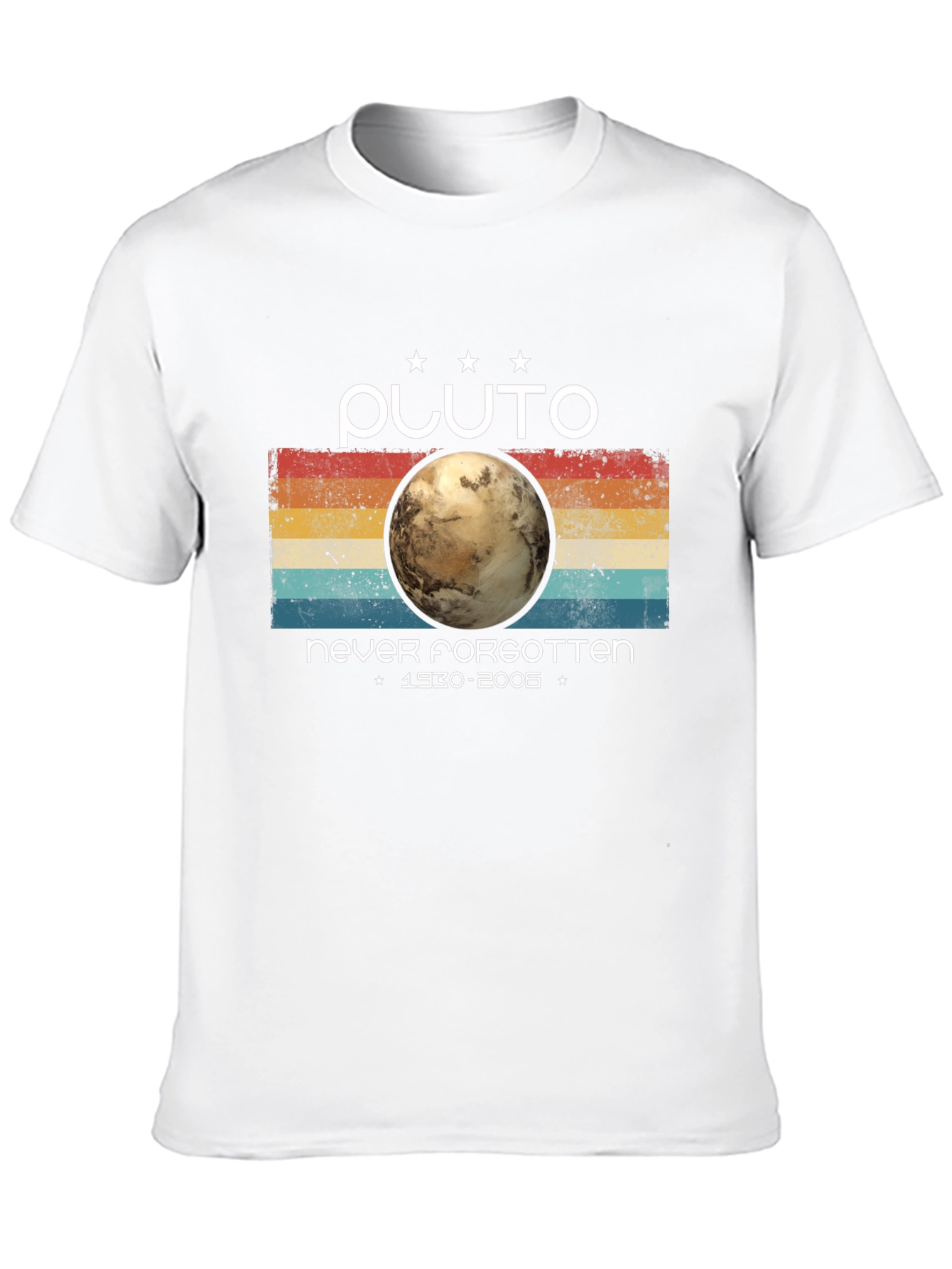Pluto Never Forgotten Graphic Tee - Retro Style
