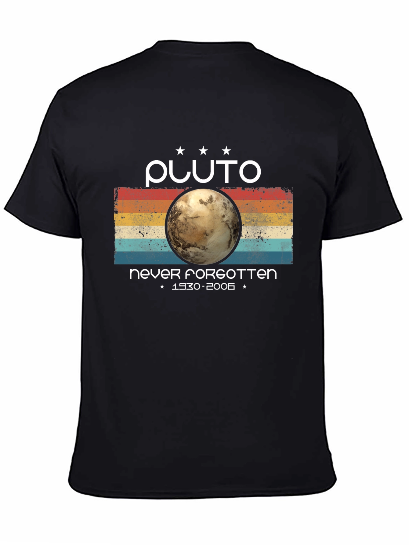 Pluto Never Forgotten Graphic Tee - Retro Style