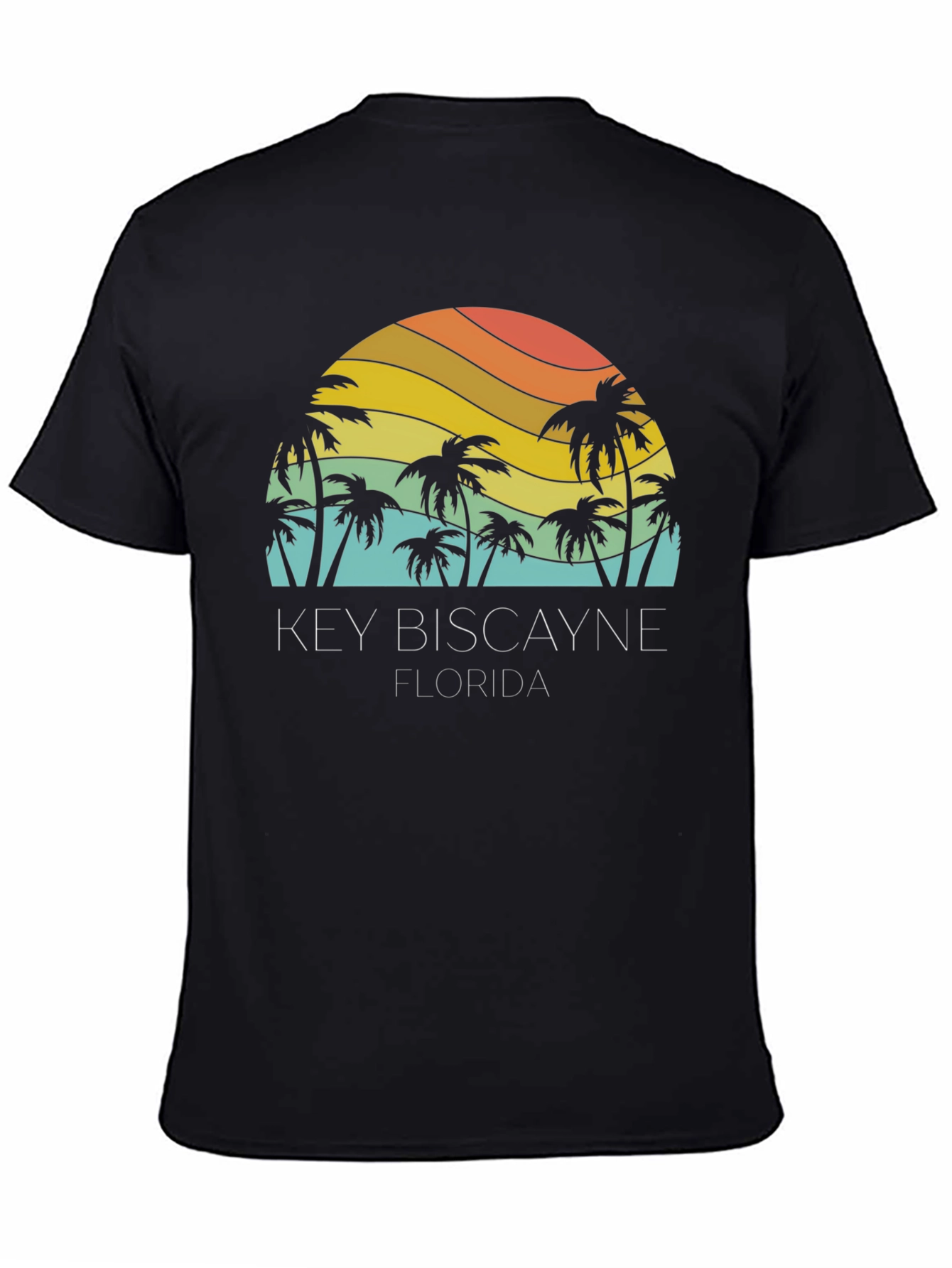 Key Biscayne Florida Palm Tree T-Shirt
