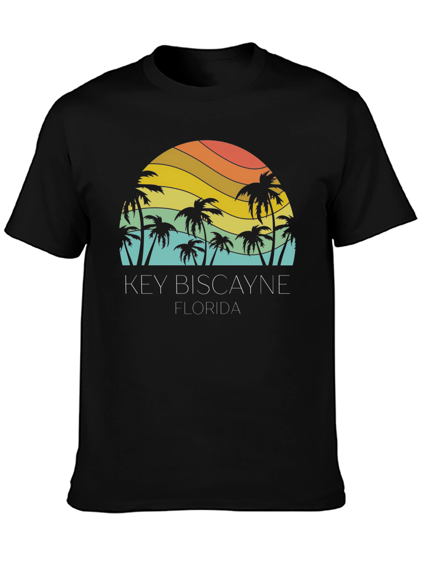 Key Biscayne Florida Palm Tree T-Shirt