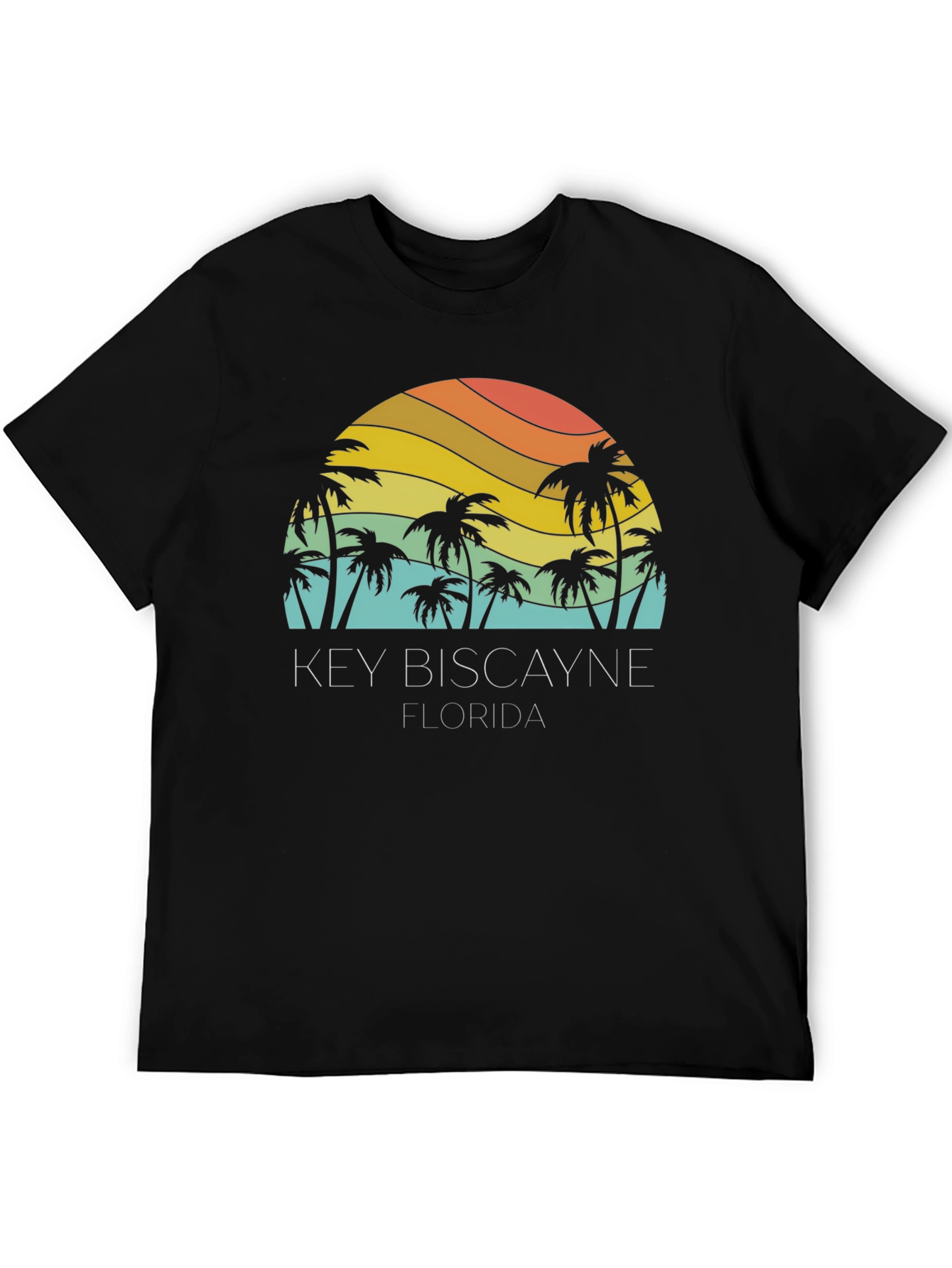 Key Biscayne Florida Palm Tree T-Shirt