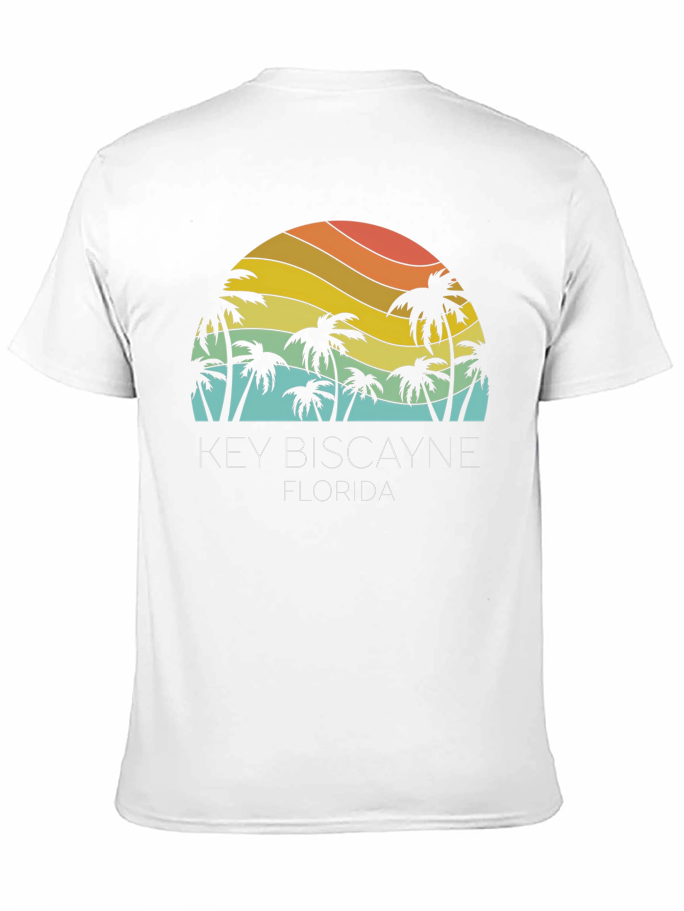 Key Biscayne Florida Palm Tree T-Shirt
