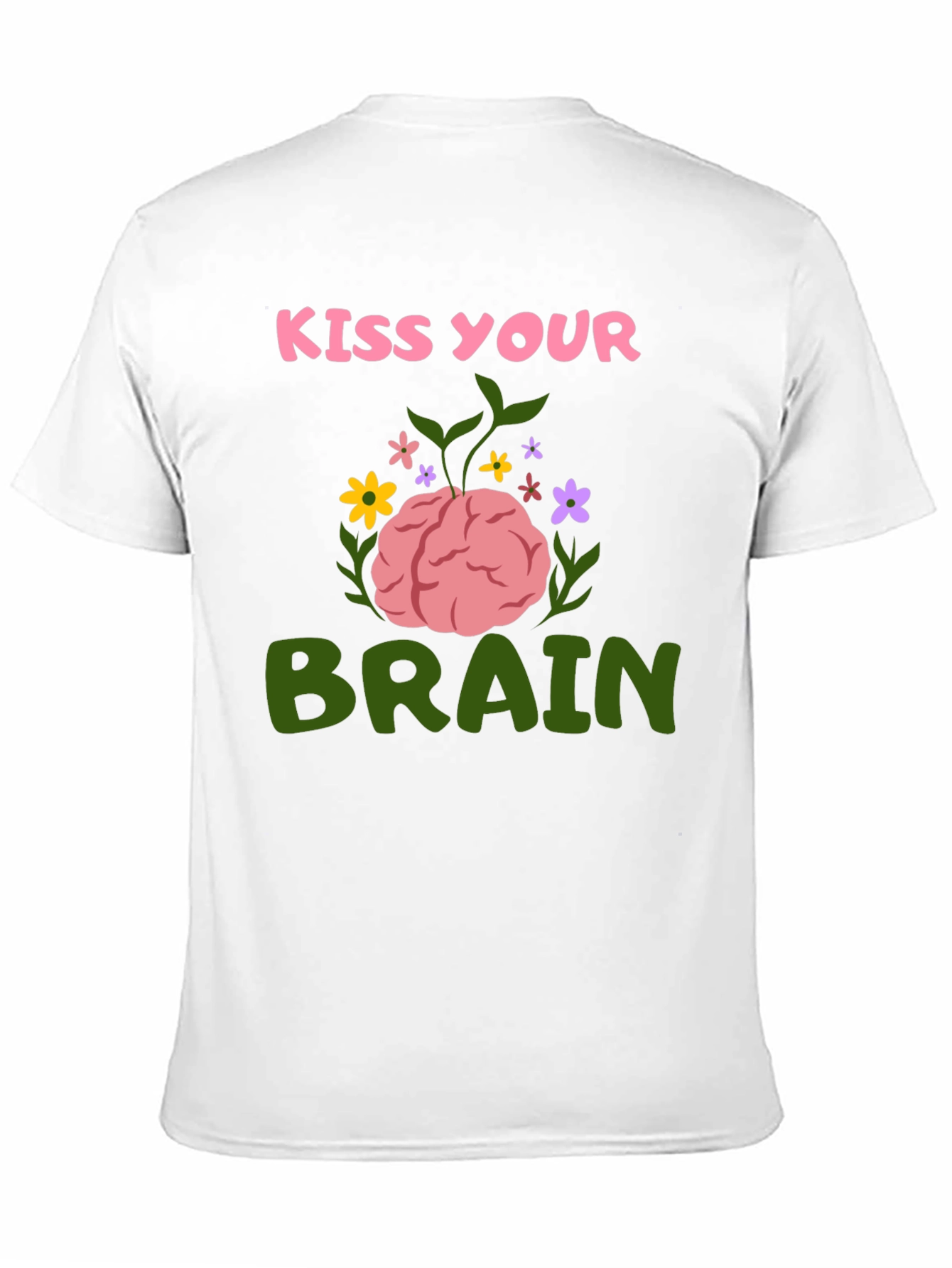 Kiss Your Brain Graphic Tee - Black T-Shirt