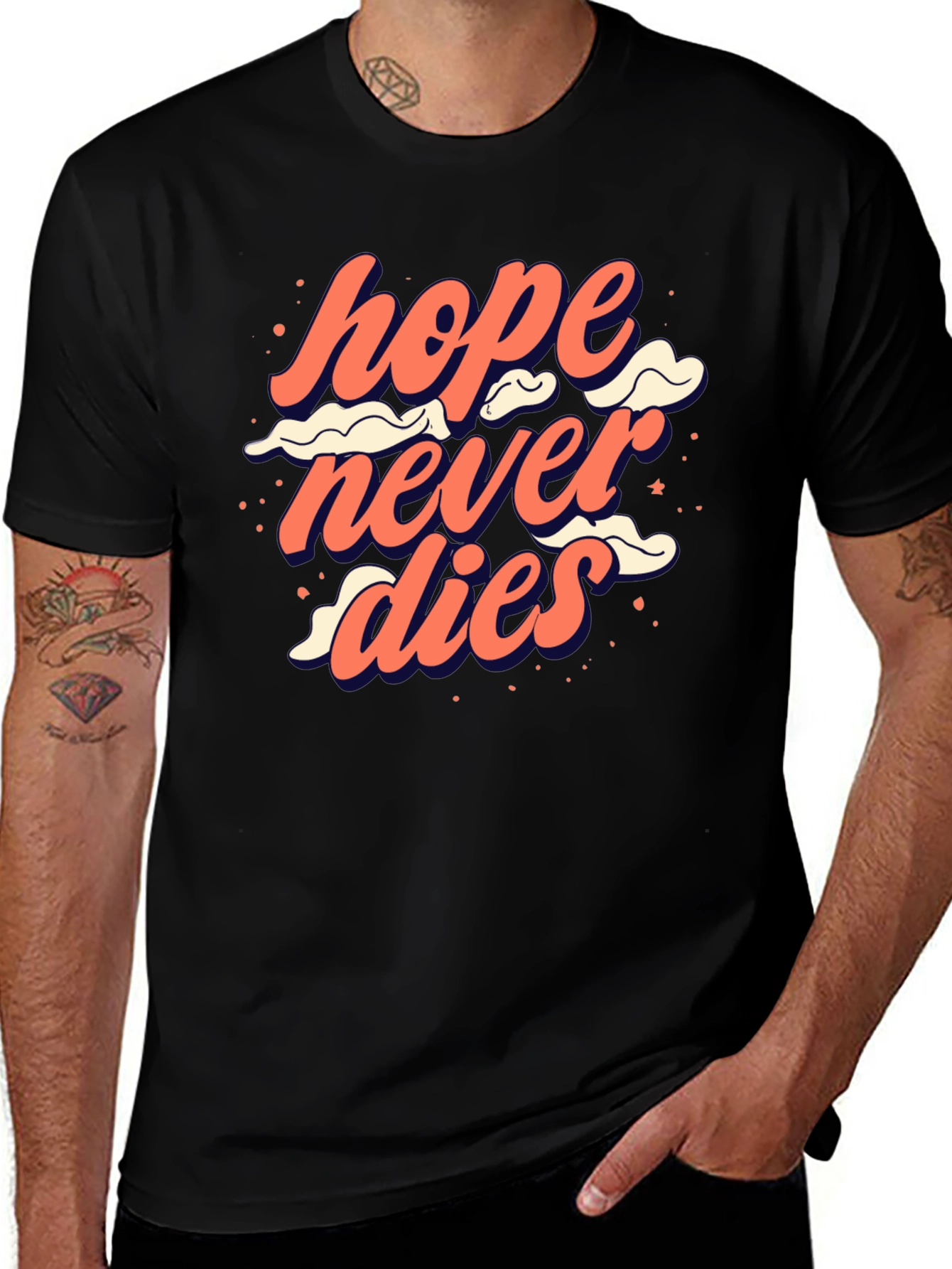 Hope Never Dies Graphic Tee - Trendy Comfort