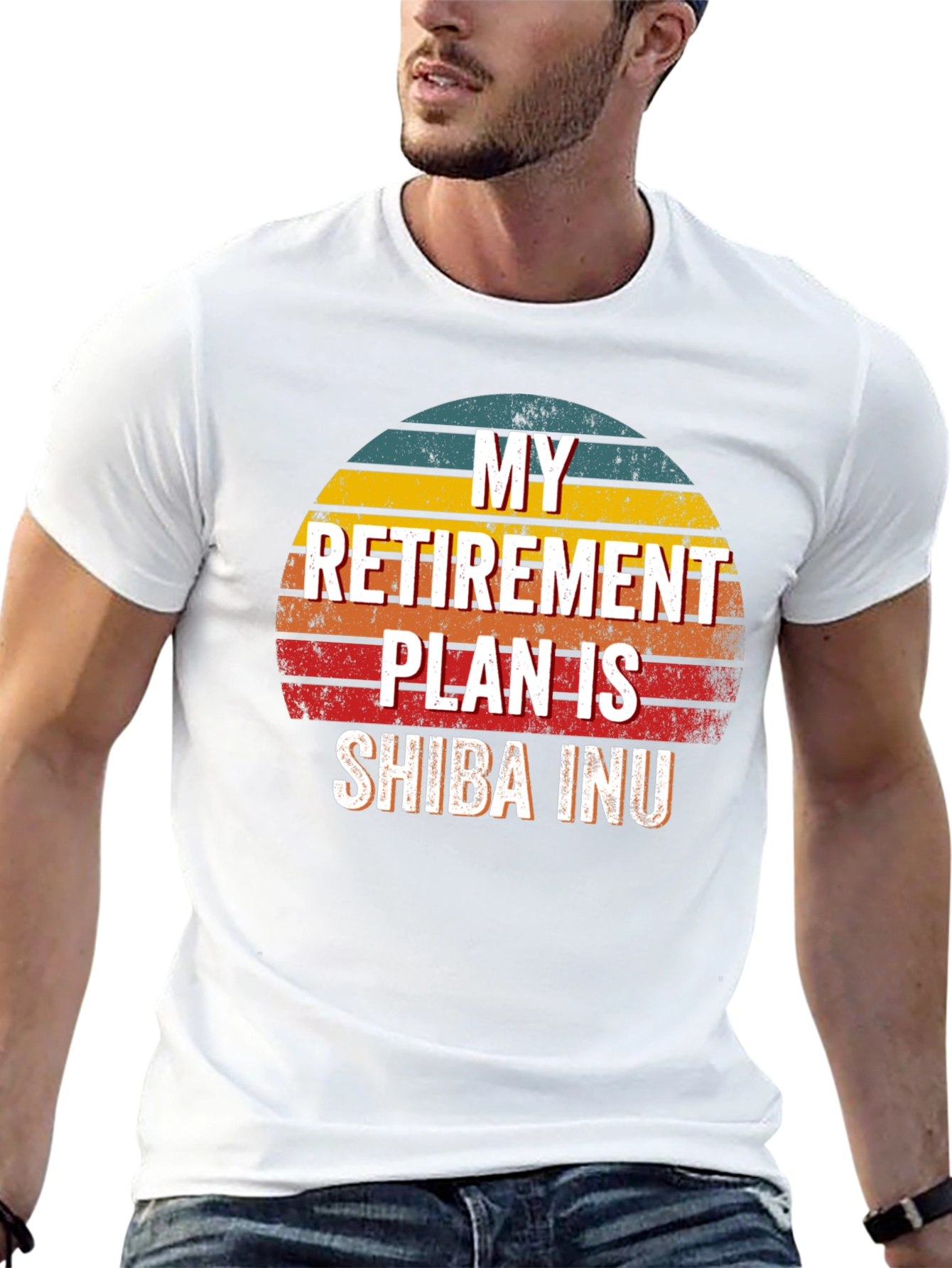 Shiba Inu Retirement Plan Graphic Tee