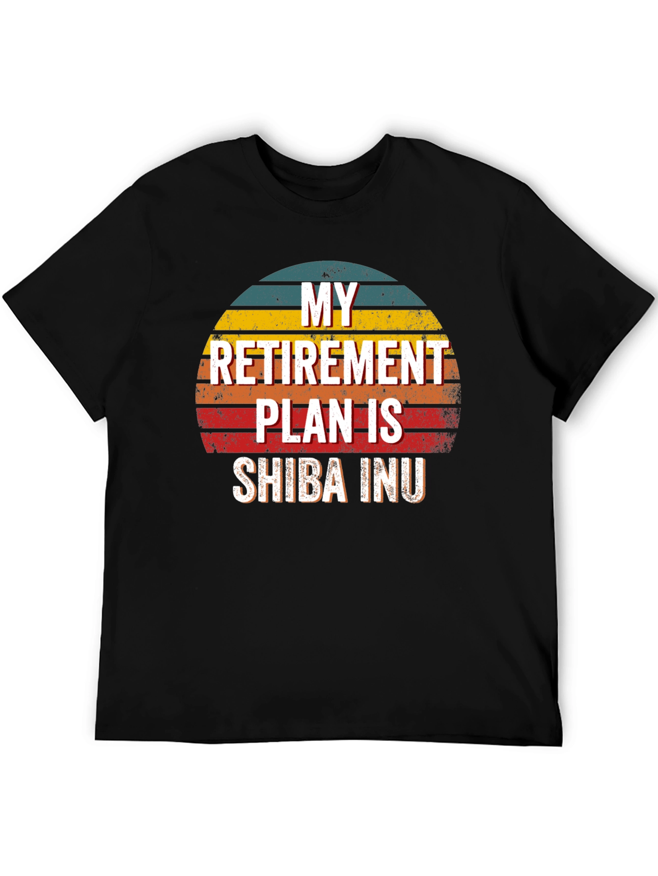 Shiba Inu Retirement Plan Graphic Tee