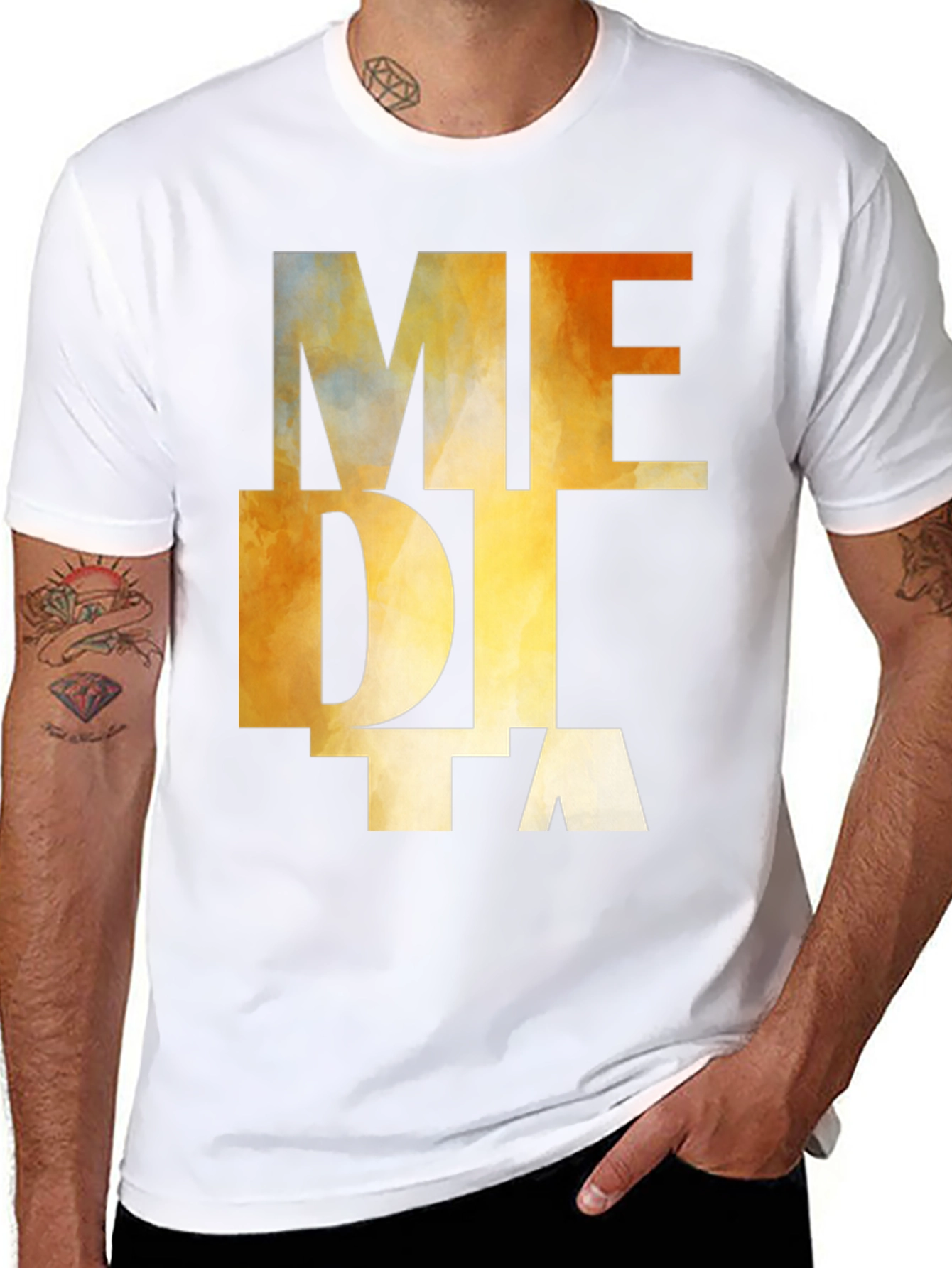 Meditate Graphic Tee - Relaxed Fit