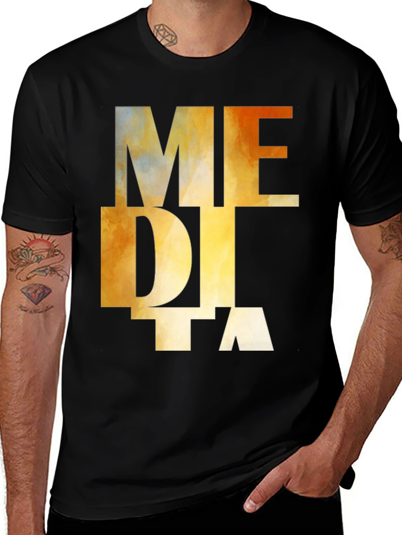 Meditate Graphic Tee - Relaxed Fit
