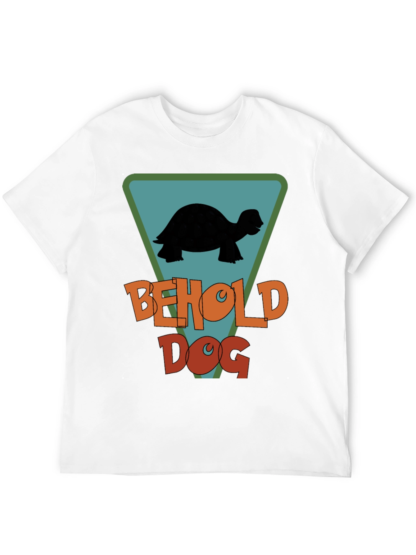 Behold Dog Turtle Graphic T-Shirt