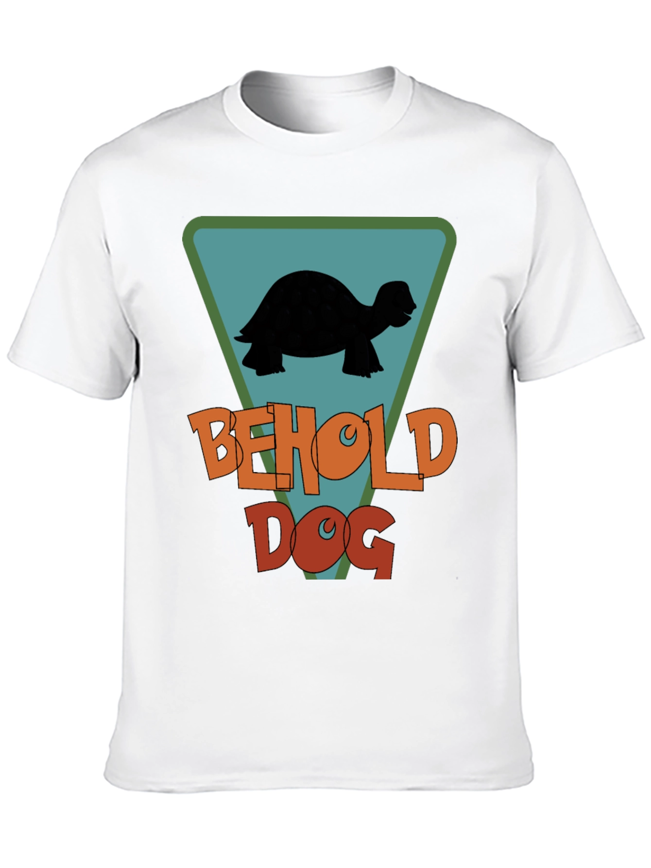 Behold Dog Turtle Graphic T-Shirt