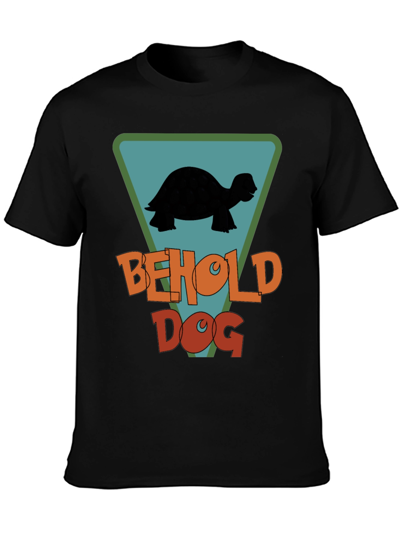 Behold Dog Turtle Graphic T-Shirt