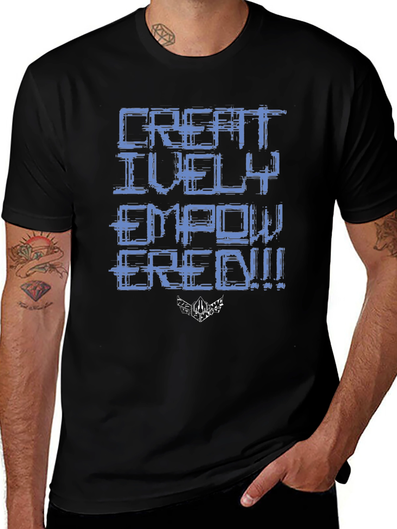 Creatively Empowered Graphic Tee - Black