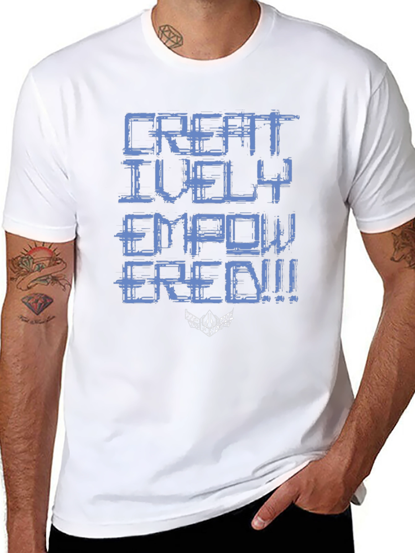 Creatively Empowered Graphic Tee - Black