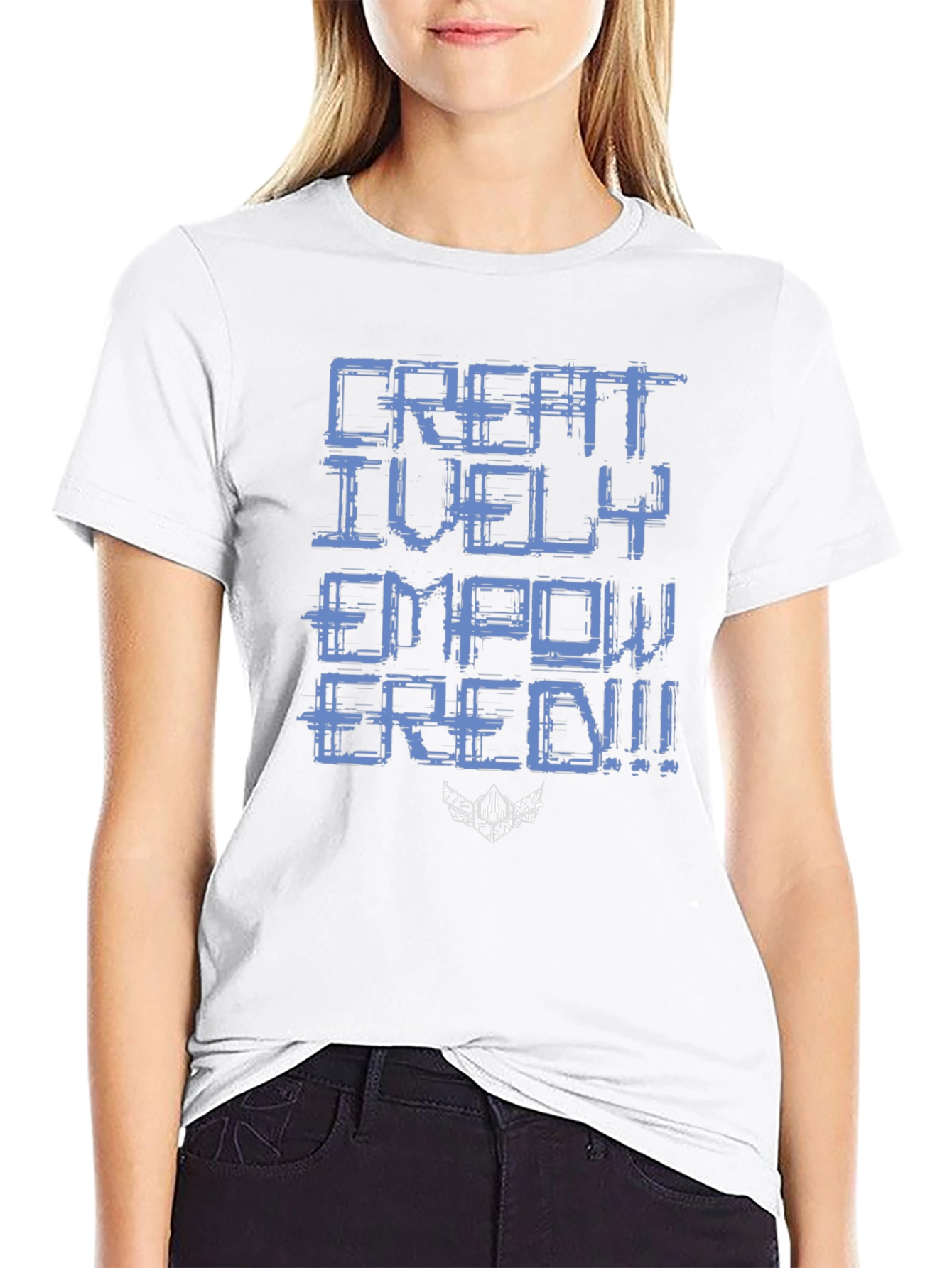 Creatively Empowered Graphic Tee - Black