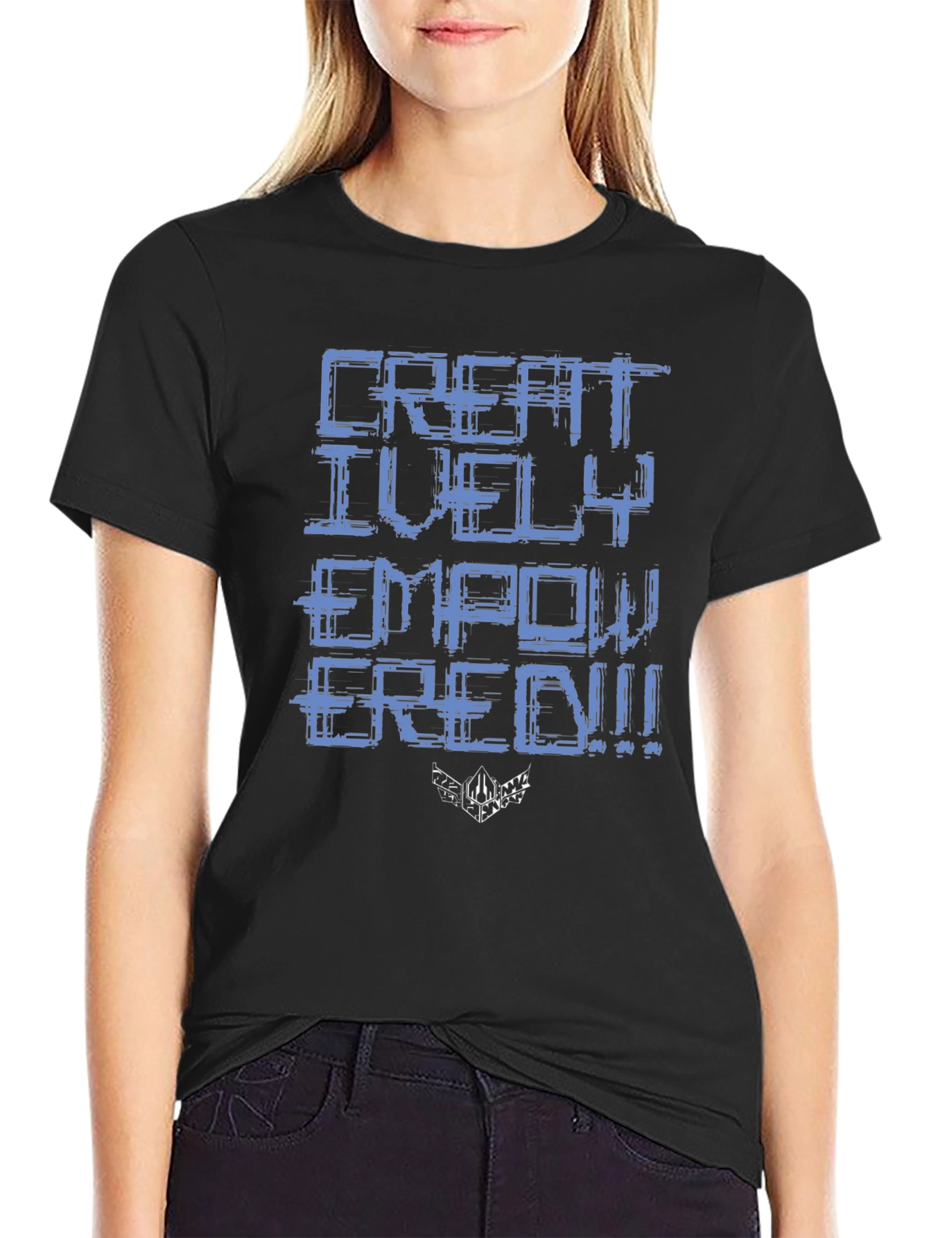 Creatively Empowered Graphic Tee - Black