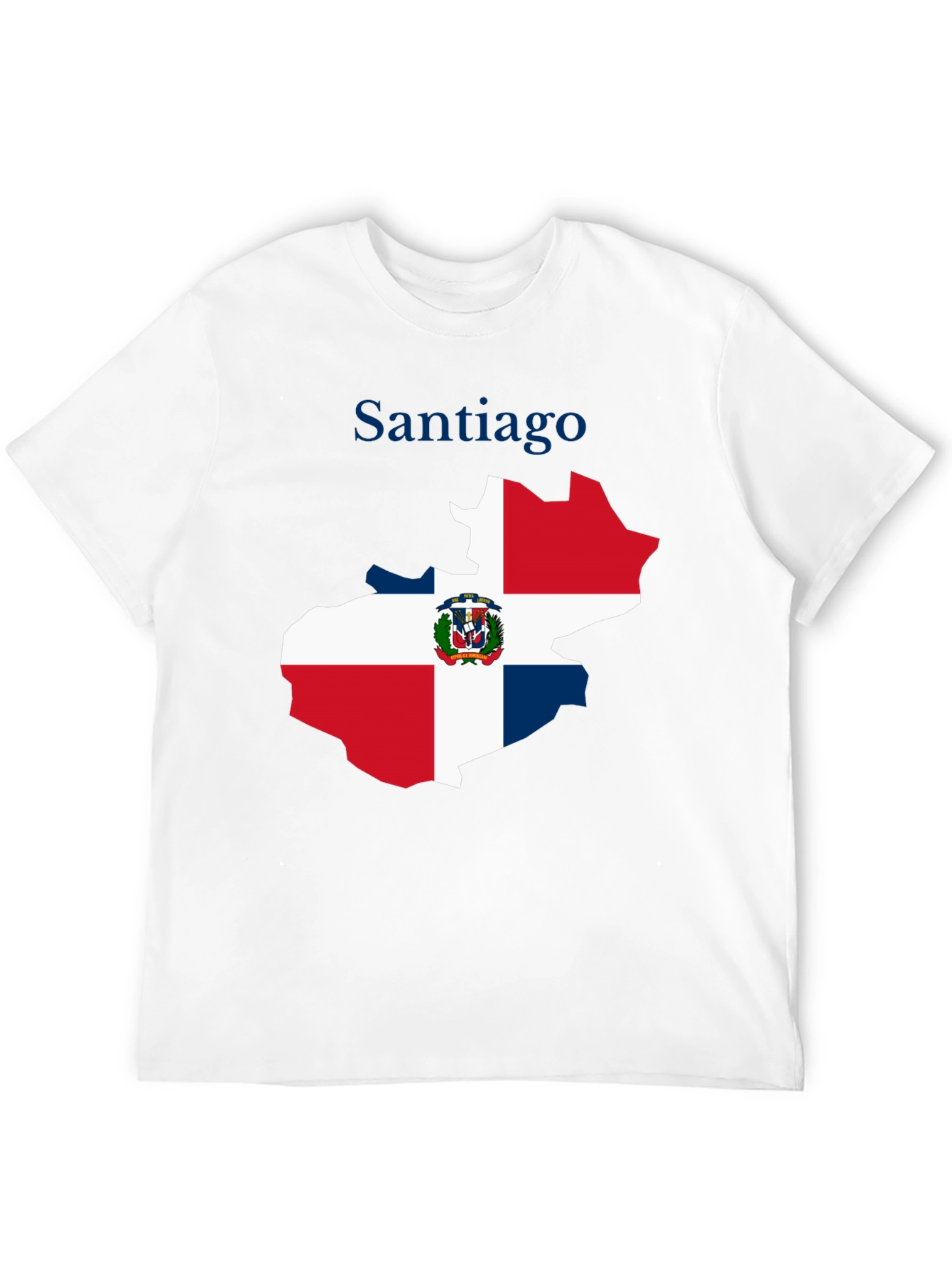 Santiago Dominican Republic Flag T-Shirt