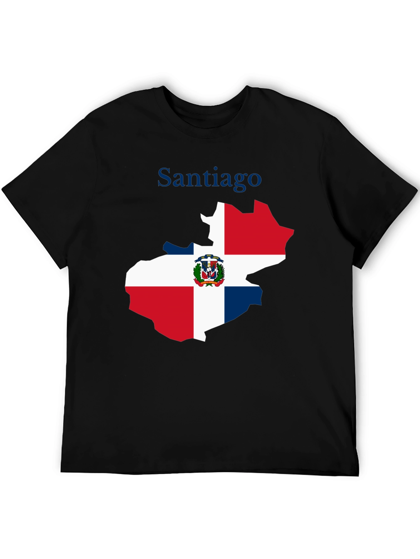 Santiago Dominican Republic Flag T-Shirt