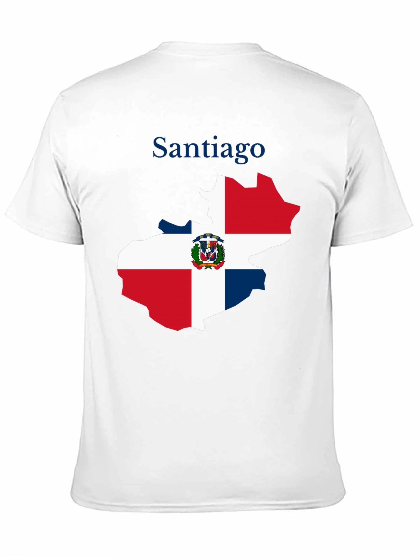 Santiago Dominican Republic Flag T-Shirt