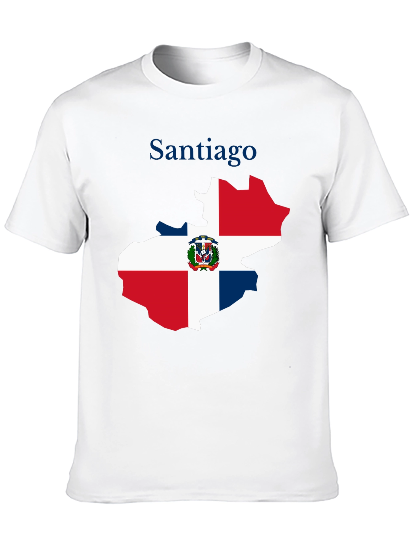 Santiago Dominican Republic Flag T-Shirt