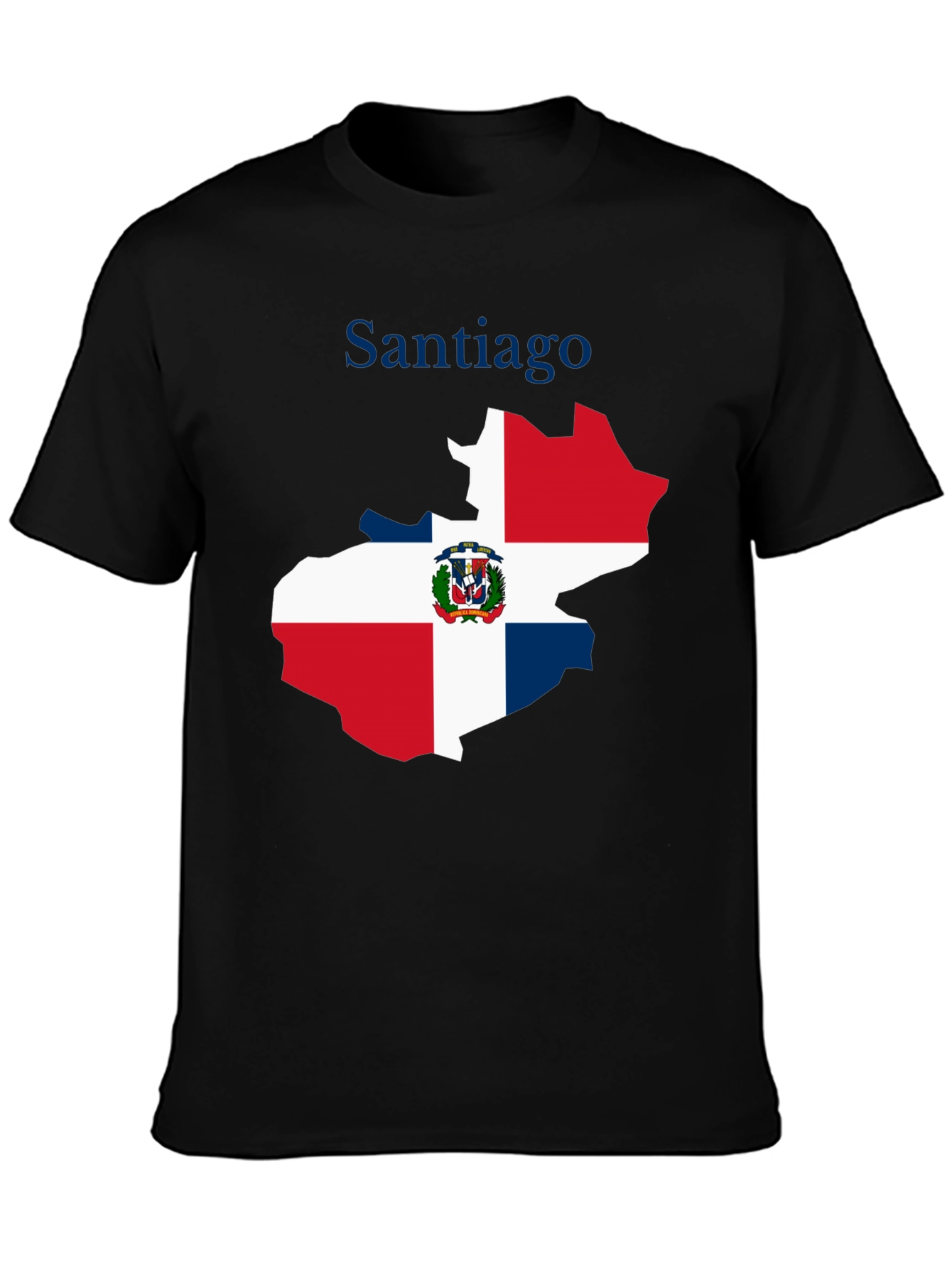 Santiago Dominican Republic Flag T-Shirt
