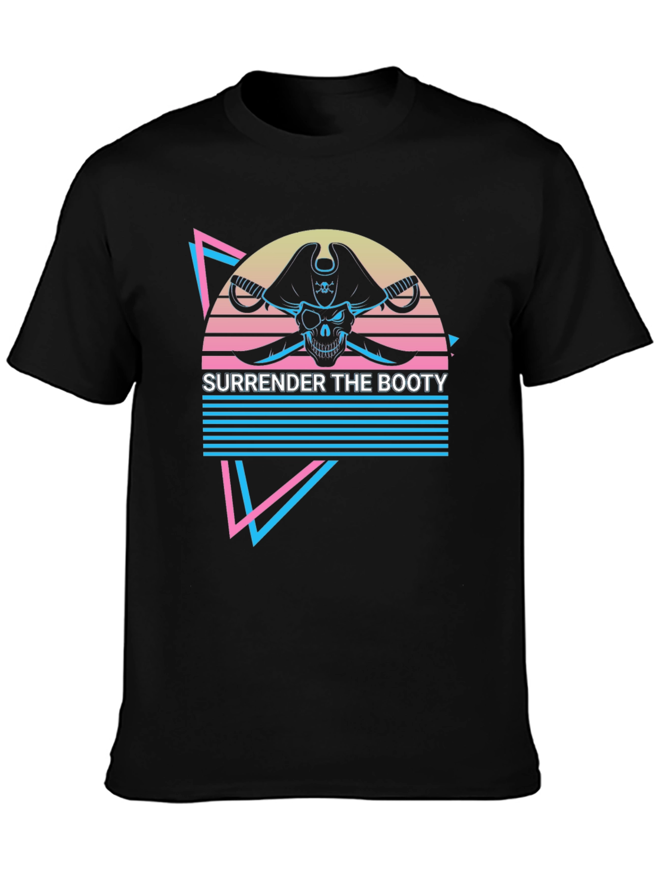 Surrender the Booty Retro Pirate T-Shirt