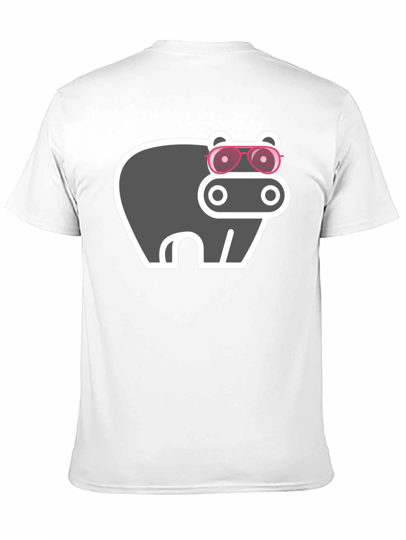 Hippo with Sunglasses Graphic Tee