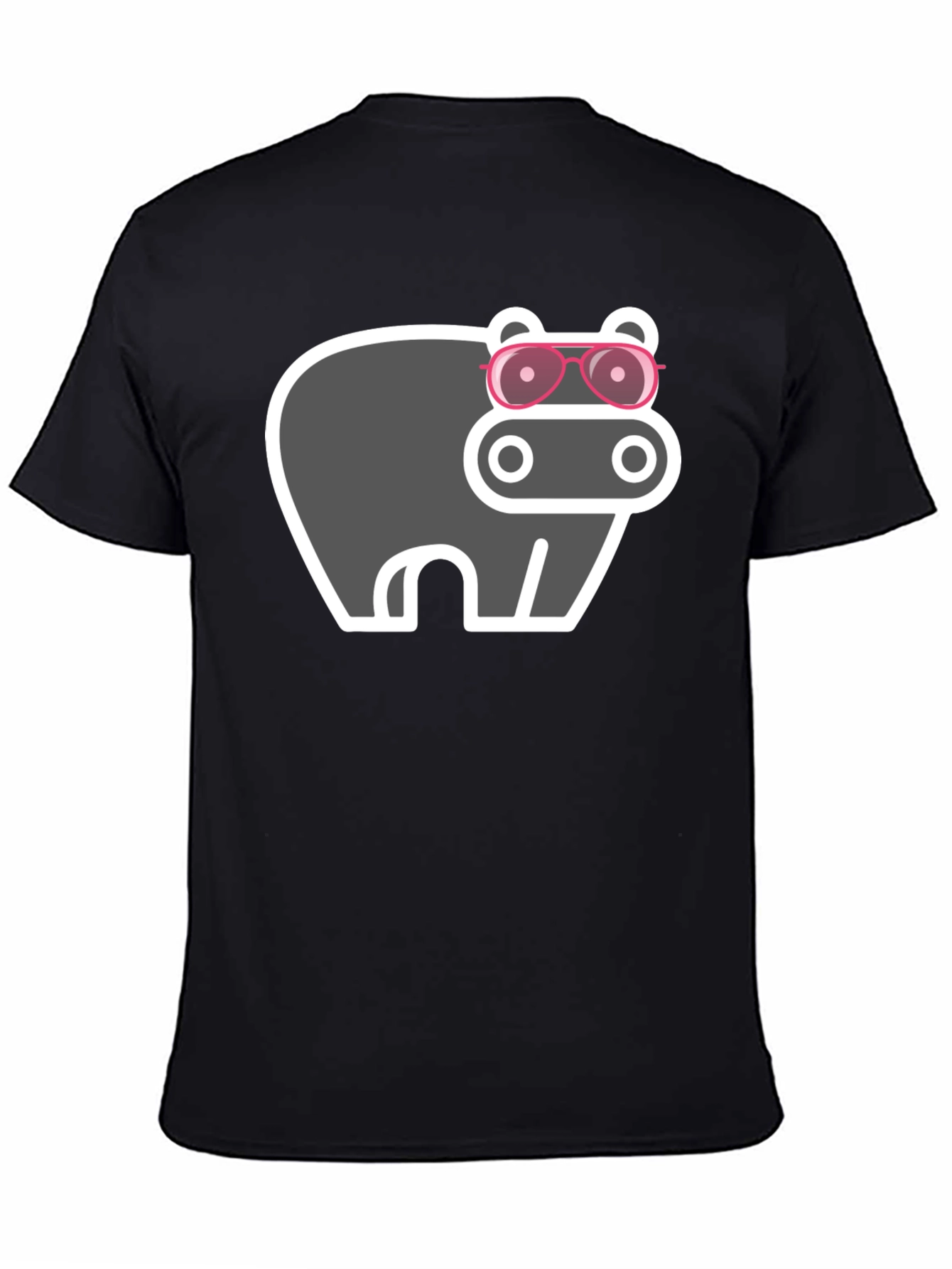 Hippo with Sunglasses Graphic Tee